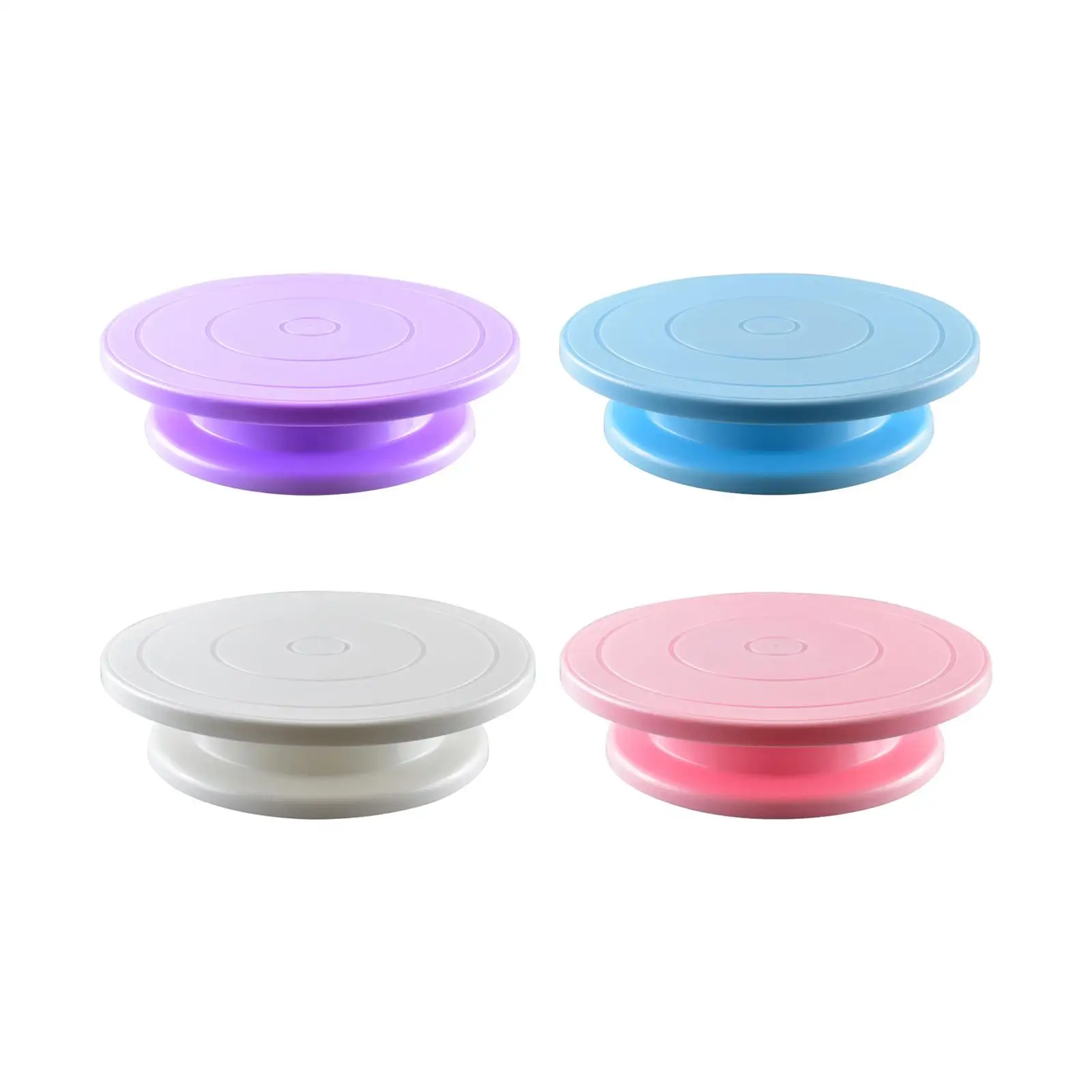 Rotating Cake Stand Easily to Clean Lightweight Round Rotating Cake Turntable