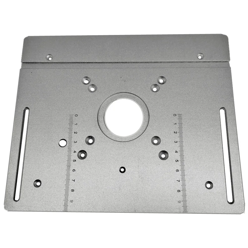 2 in 1 Aluminum Router Table Insert Plate For Woodwork | Woodworking Router