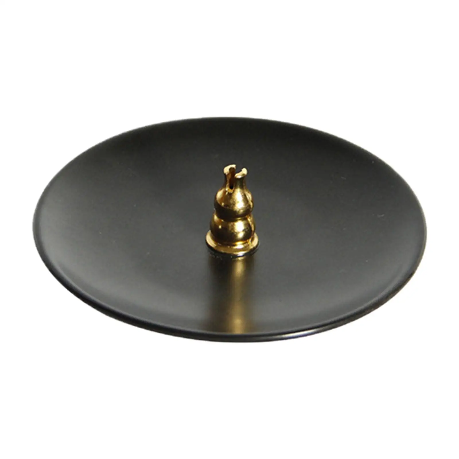 Ceramic Burner Holder Plate Tray for Office Yoga Room Tea House Indoor Ornament