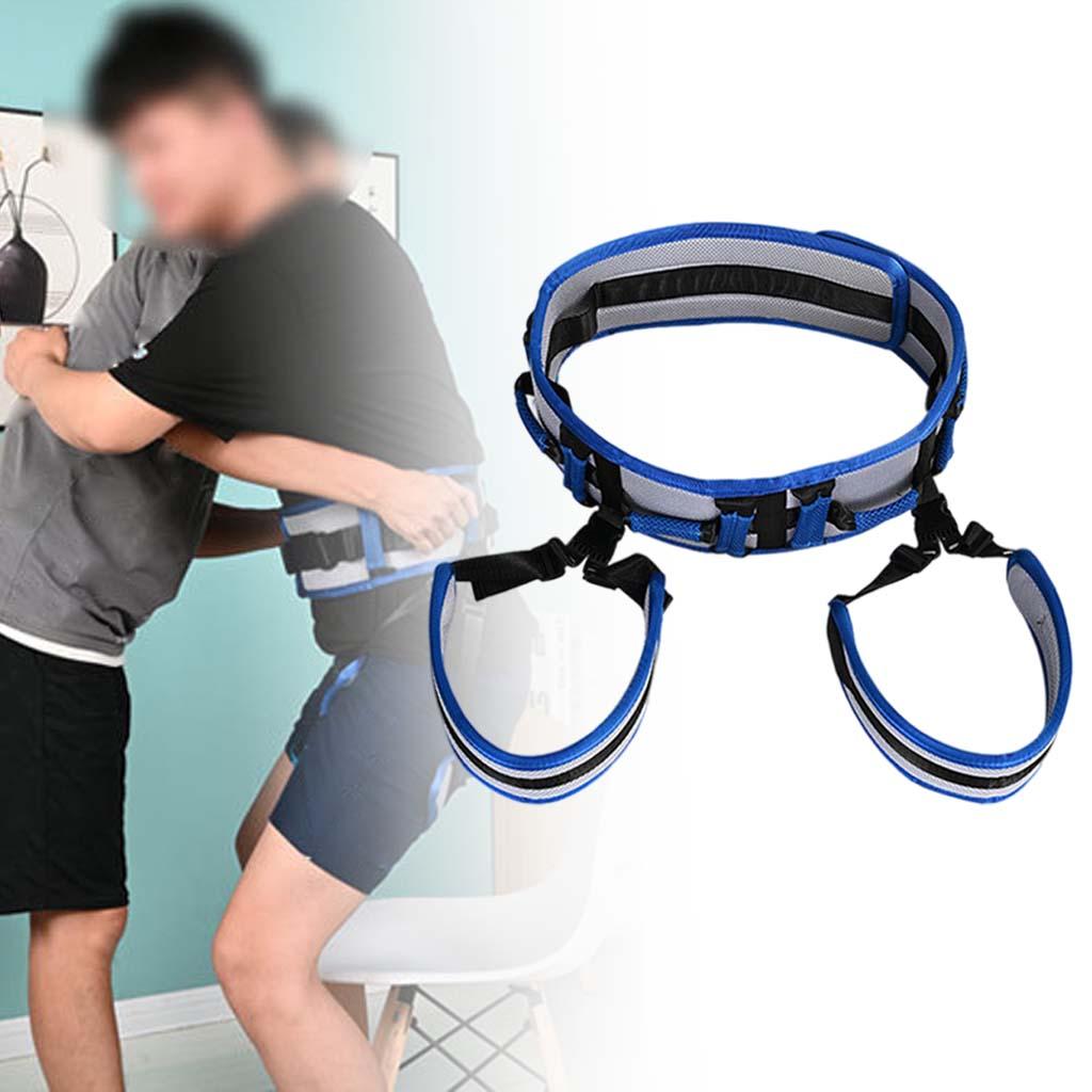 Transfer Gait Belt Belt Nursing with Leg Loops Secure Aid Moving Patient Care Quick Release Buckle for Elderly Disabled