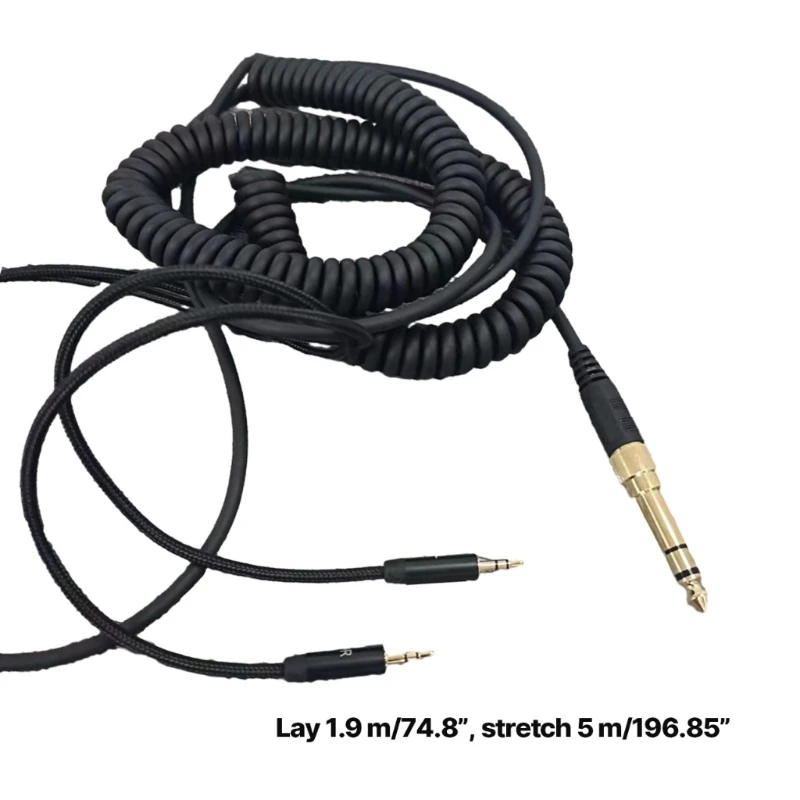 Headphones Cable for Sol Republic Tracks V10 Headphones Wire Enjoy Clear Sound 190cm Unstretch Length