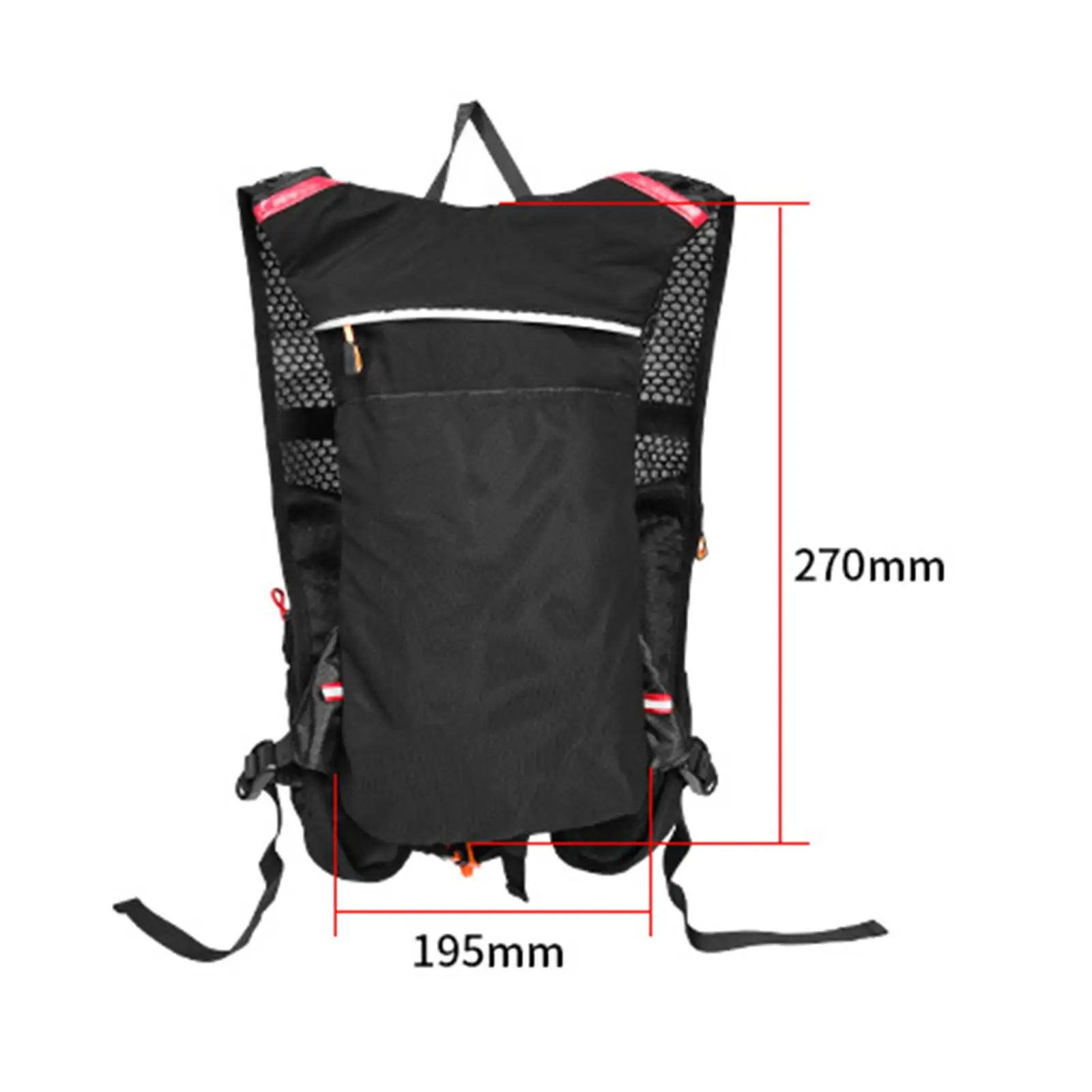 Hydration Backpack Rucksack Water Bag Compartment Nylon Knapsack Daypack for Climbing Backpacking Traveling Riding Hiking