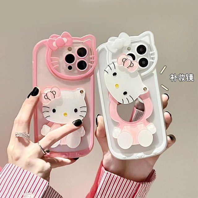 Hello Kitty Phone Cases Mirror Iphone 12 Mini - Phone Case Iphone 11 12 13  14 Pro - Aliexpress