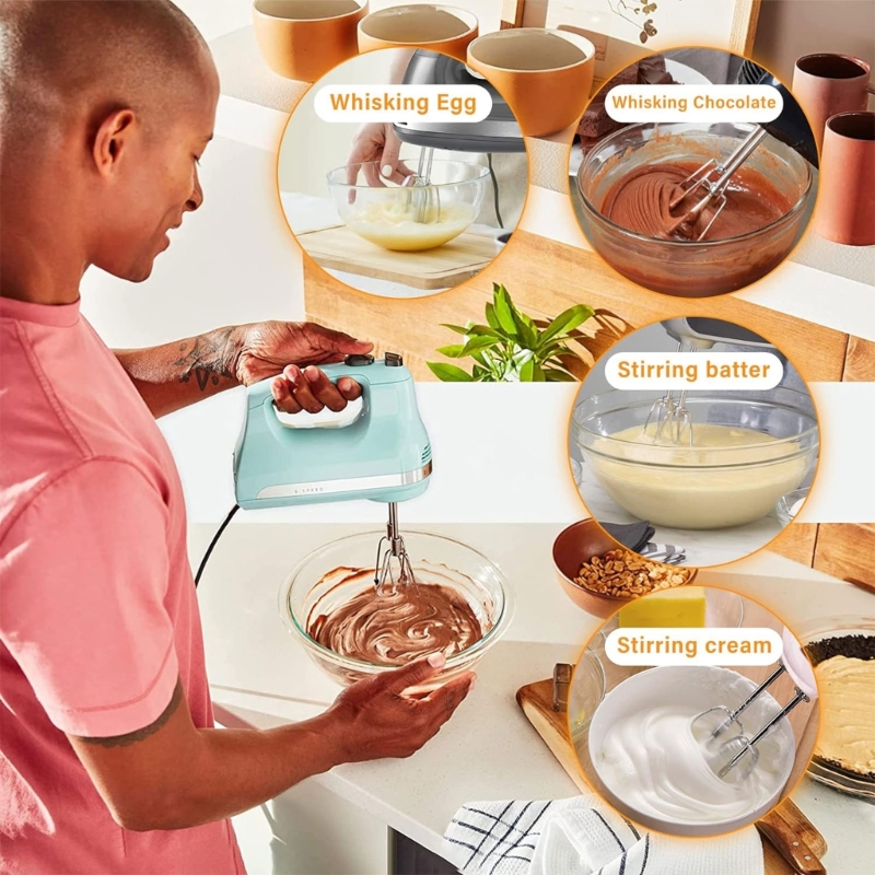 2 Pack Electric Eggs Mixer Heads Milk Frother Heads Eggs Whisk Accessories for Smooths Coffee Milk Foam Puree Kids Foods