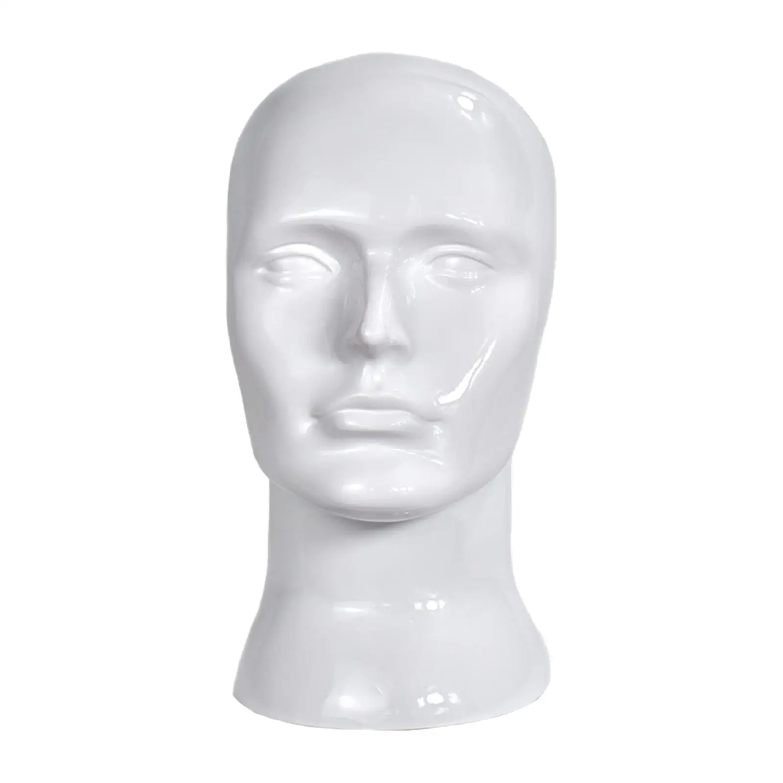 Male Mannequin Head Model, Easy to Carry Lightweight Display Mannequin Head for Home Display Hairpieces Hair Accessories