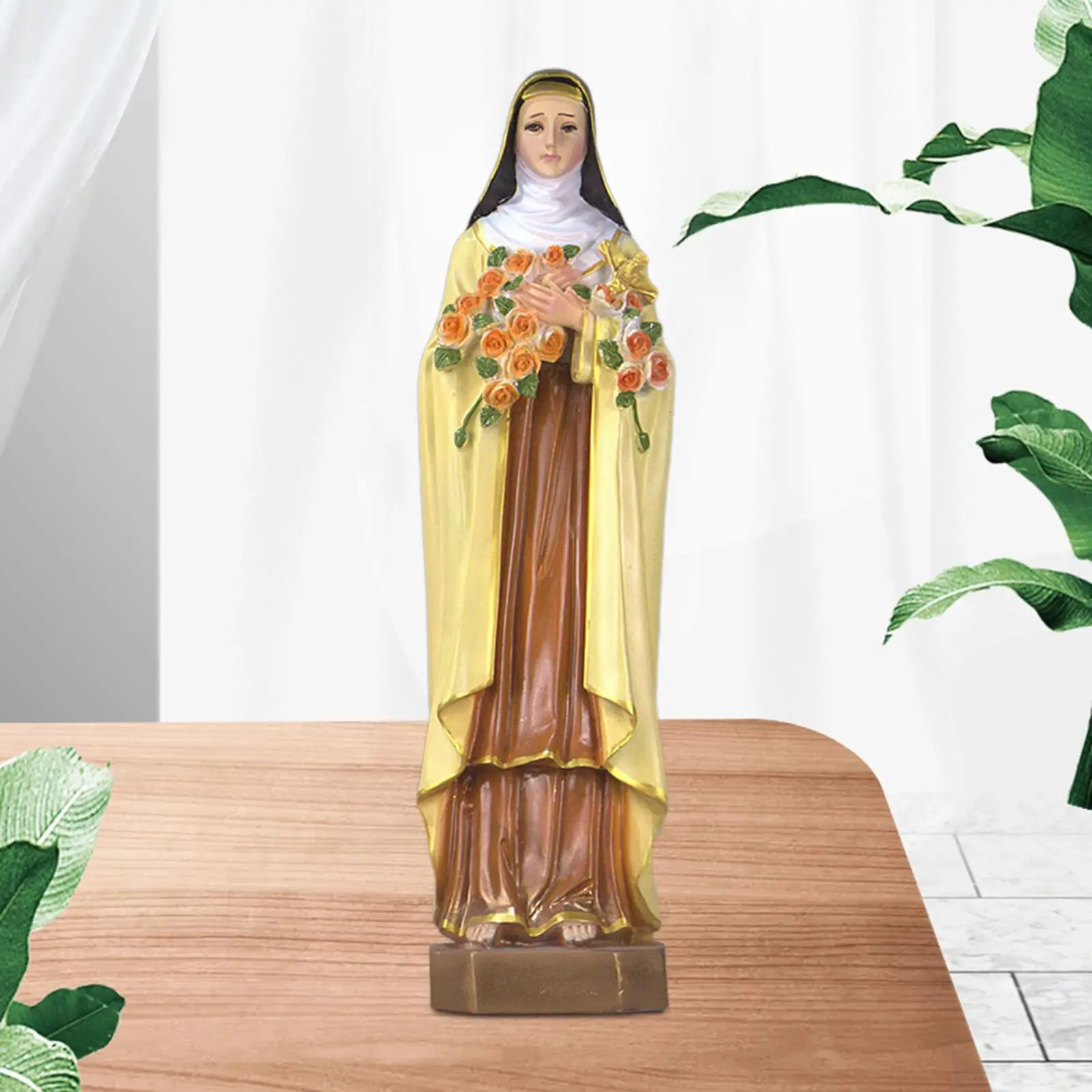 Saint Therese Figure Christmas Decoration Catholic Statue for Livingroom