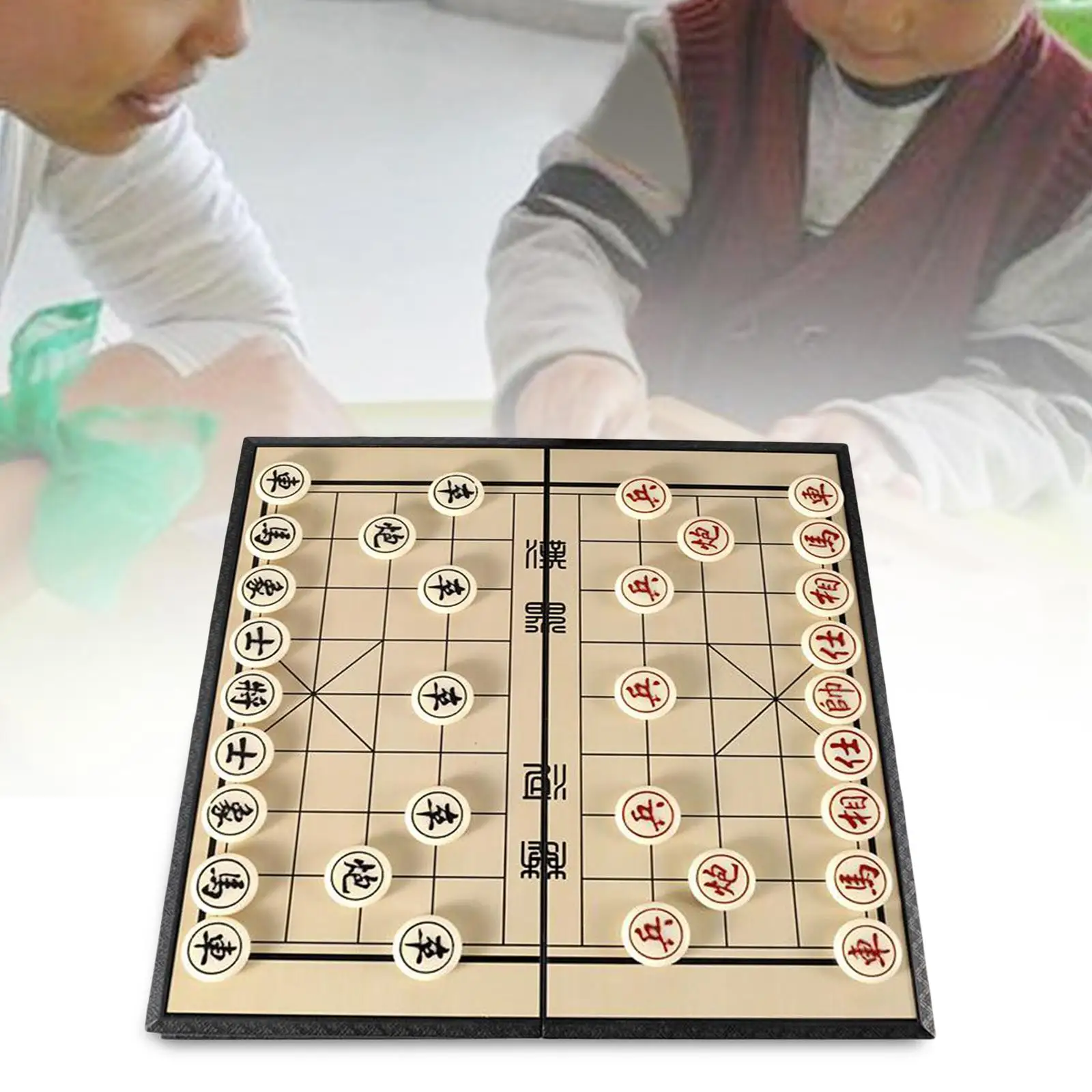Chess Game Board Game Travel Toy Travel Foldable for Family Adults