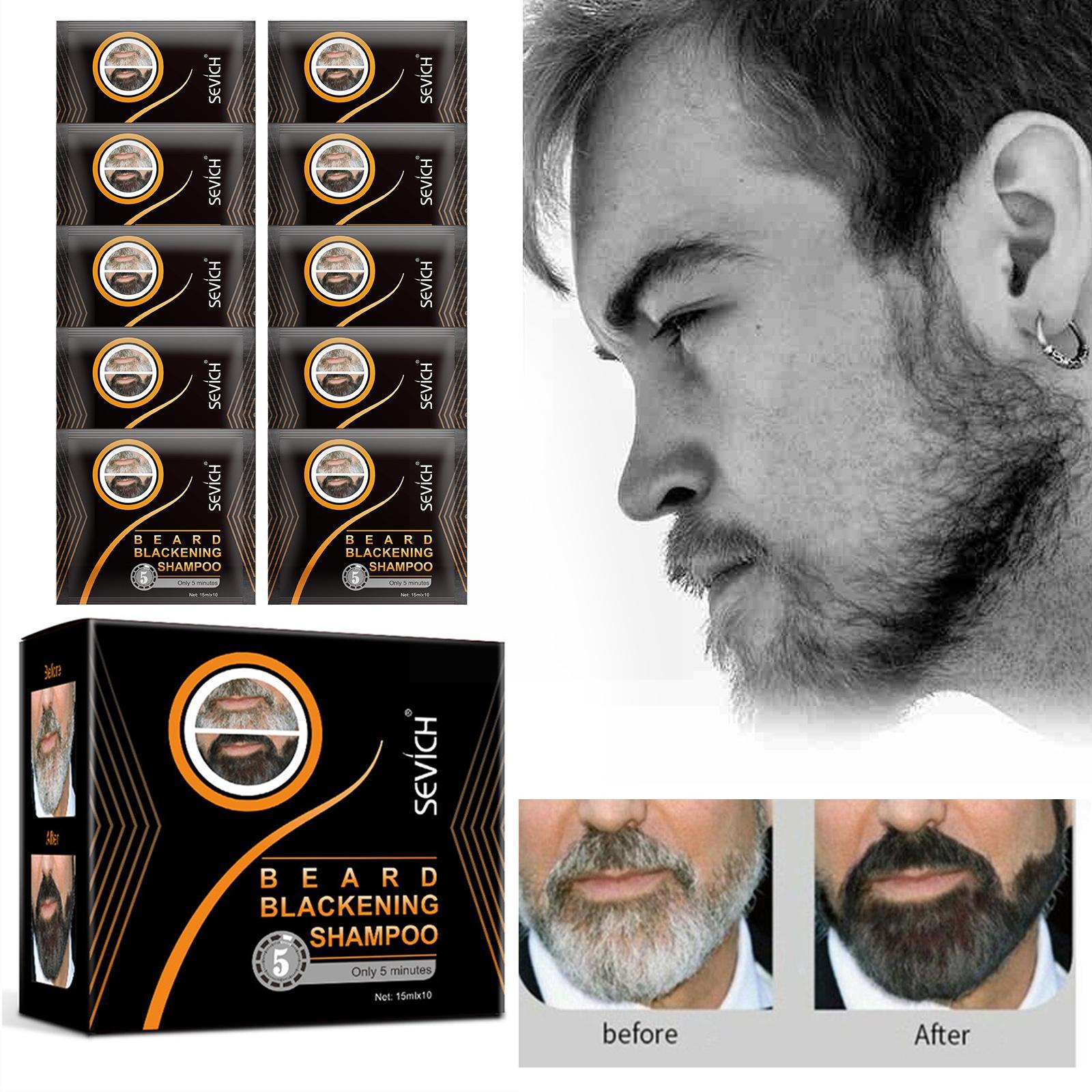 Best of Guys Natural Beard Darkening Shampoo Beard Blackening Shampoo Instant Mustache Darkening Shampoo Beard Dye For Men Reviews & Tips