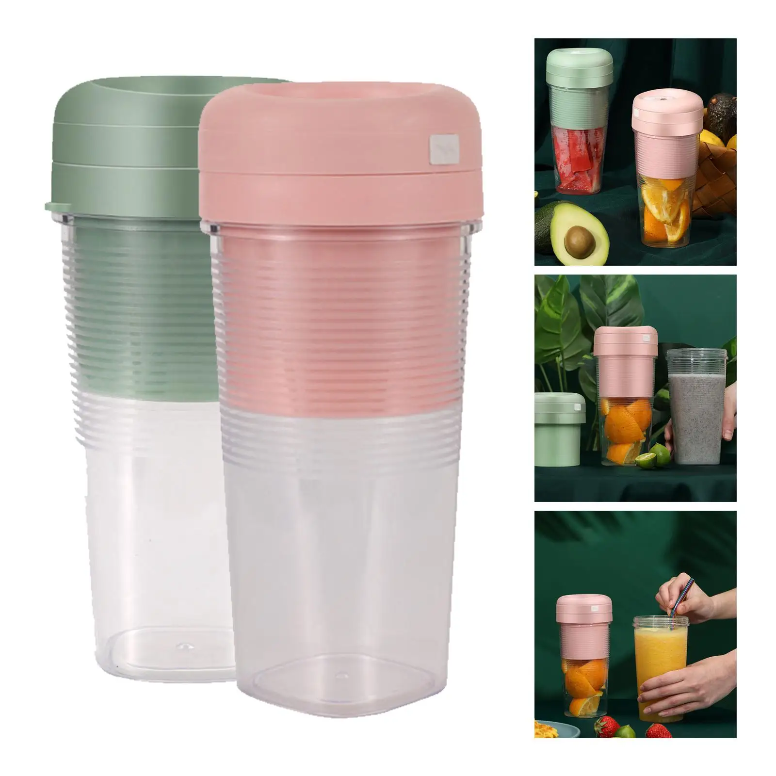 Mini Juicer for Shakes and Smoothies Personal Size Home Jucie Fruit Blender Multifunction Juice Mixing Cup for Outdoor Travel