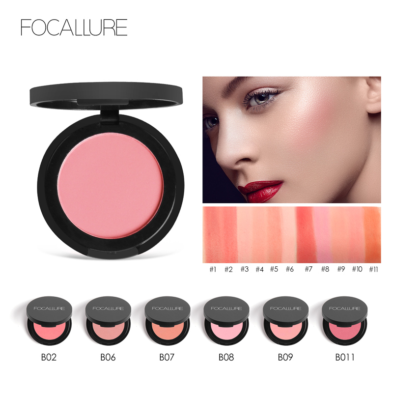 Best of FOCALLURE 16 Color Blush Palette Makeup Nude Matte Blusher Bronzer Powder Palette Shimmer Face Blusher Palette Makeup Cosmetics Reviews & Tips