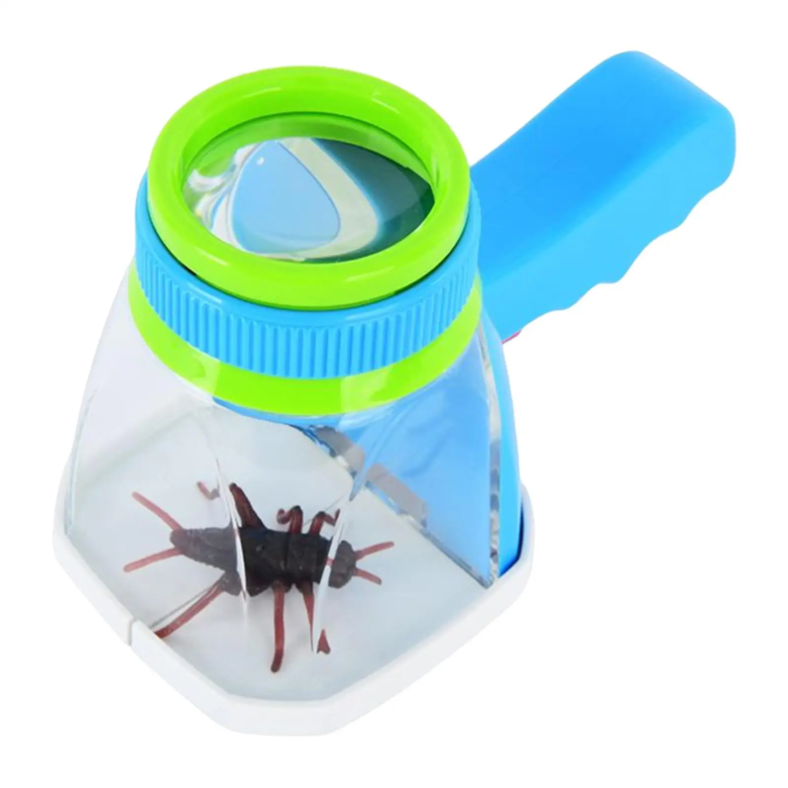 Portable Insect Observation Box Bug Viewer Learning Toys with Light Magnifying Glass Observation Box for Boys Girls Children