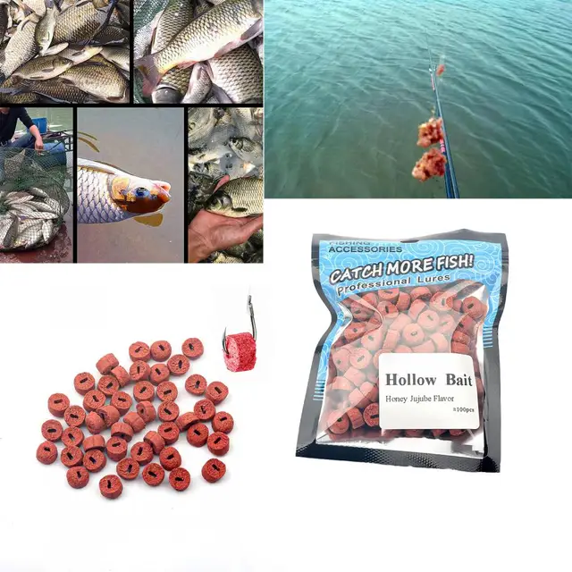 Hollow Red Bait Artificial Granular Bait Pellets Hook Up Grass Carp Insect  Particle Fishing Lure Grass Carp Baits For Angling - AliExpress