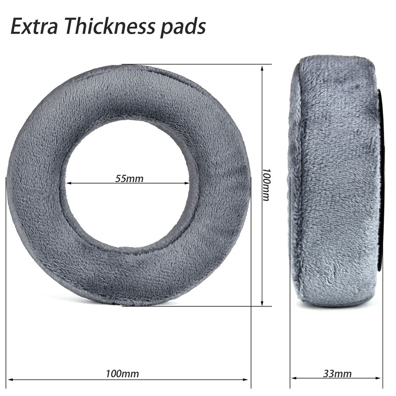 Pair of Earpads For Beyerdynamic DT900 Prox For Beyerdynamic DT700 Prox Headphone Replacement Ear Pads Cushion Memory Sponge