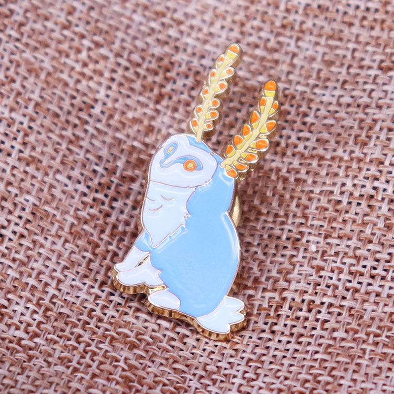 Atem der Wilden Zeldas Blupee Revers Pin Fantasie Tier Blau Eule Motte Kaninchen Emaille Pins Hemd Tasche Abzeichen Schmuck geschenk – Detail 4