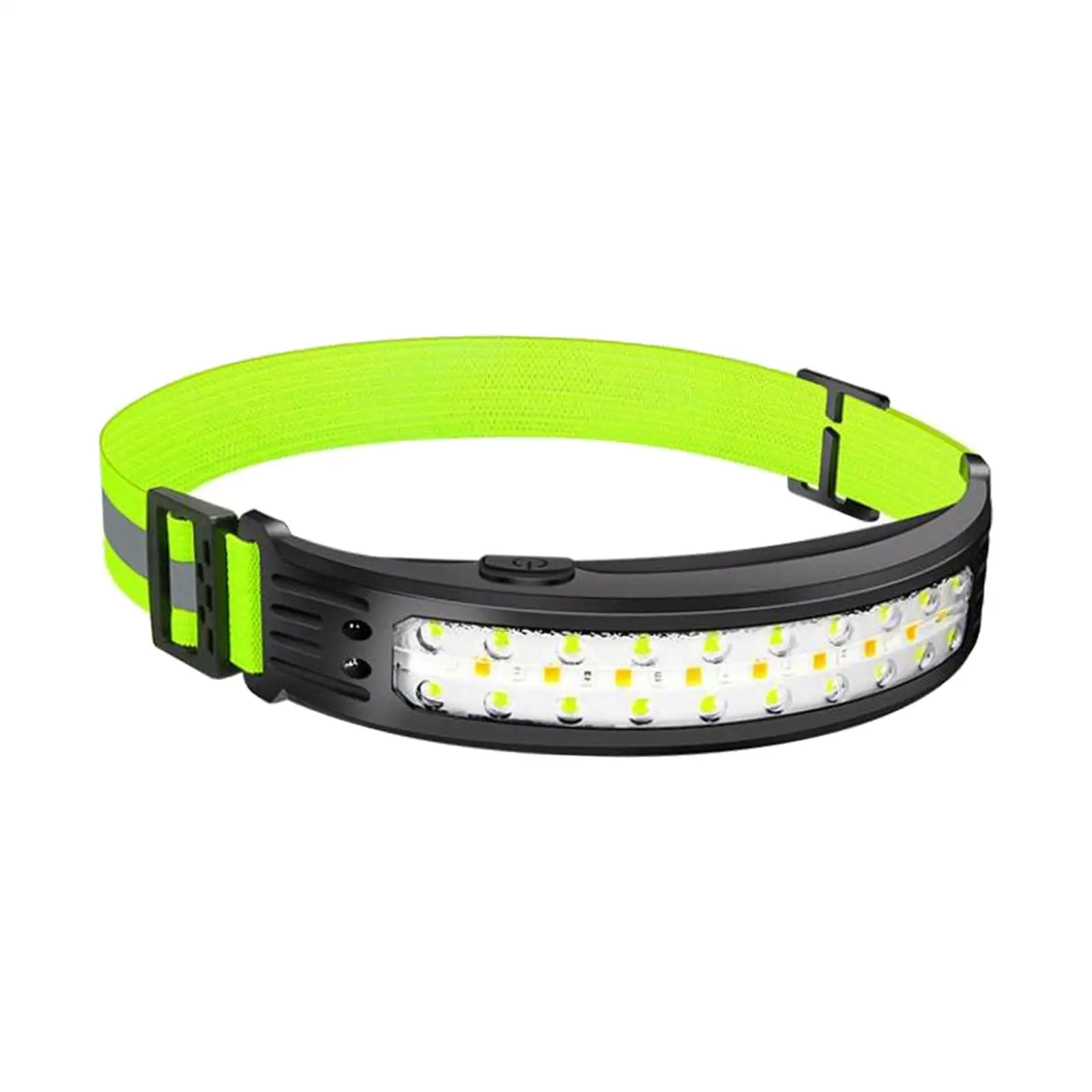 COB LED Headlamp Head Lamp Rainproof Head Torch for Running Climbing Hiking