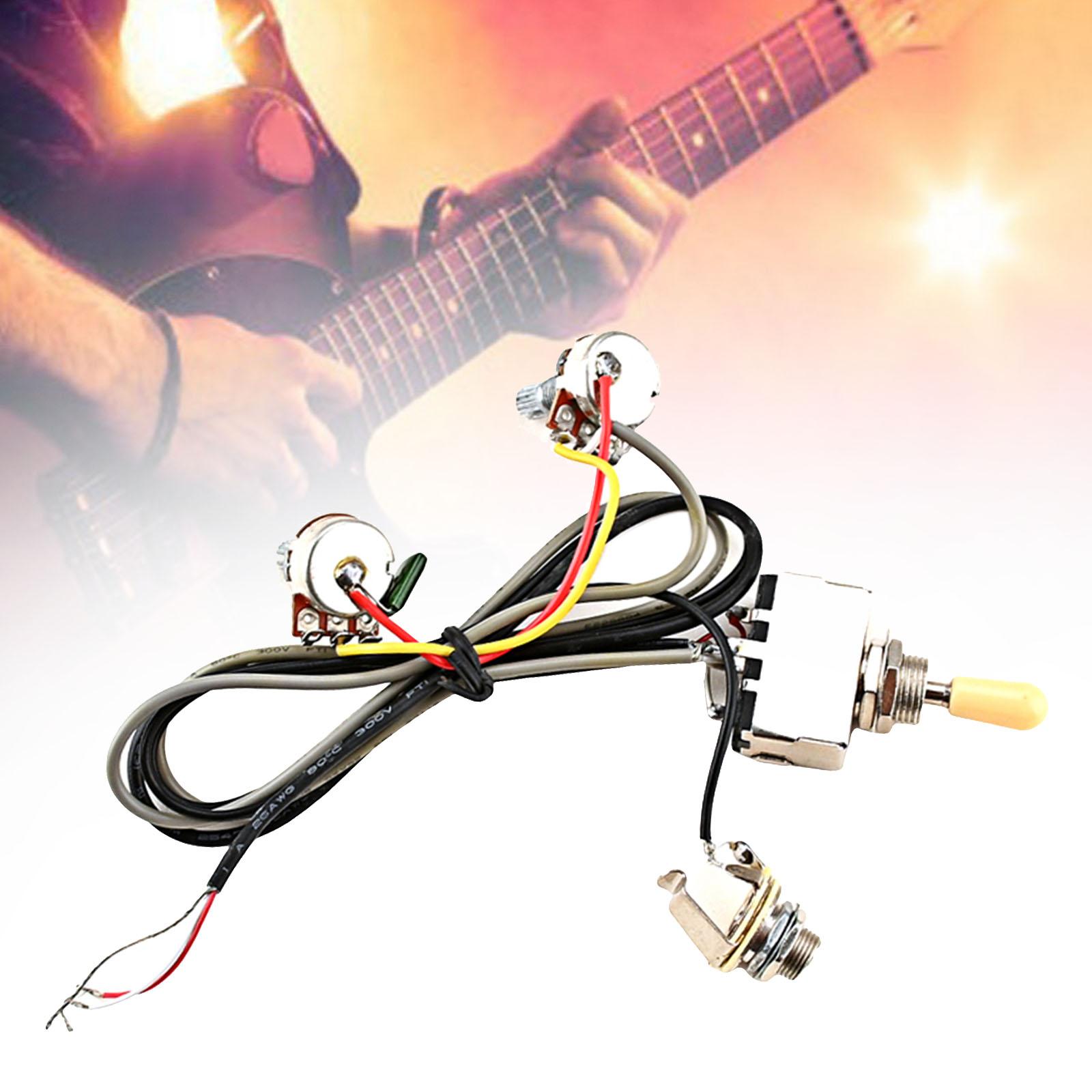 Multifunction Guitar Wiring Harness Zinc Alloy Sturdy Stable for Replacement