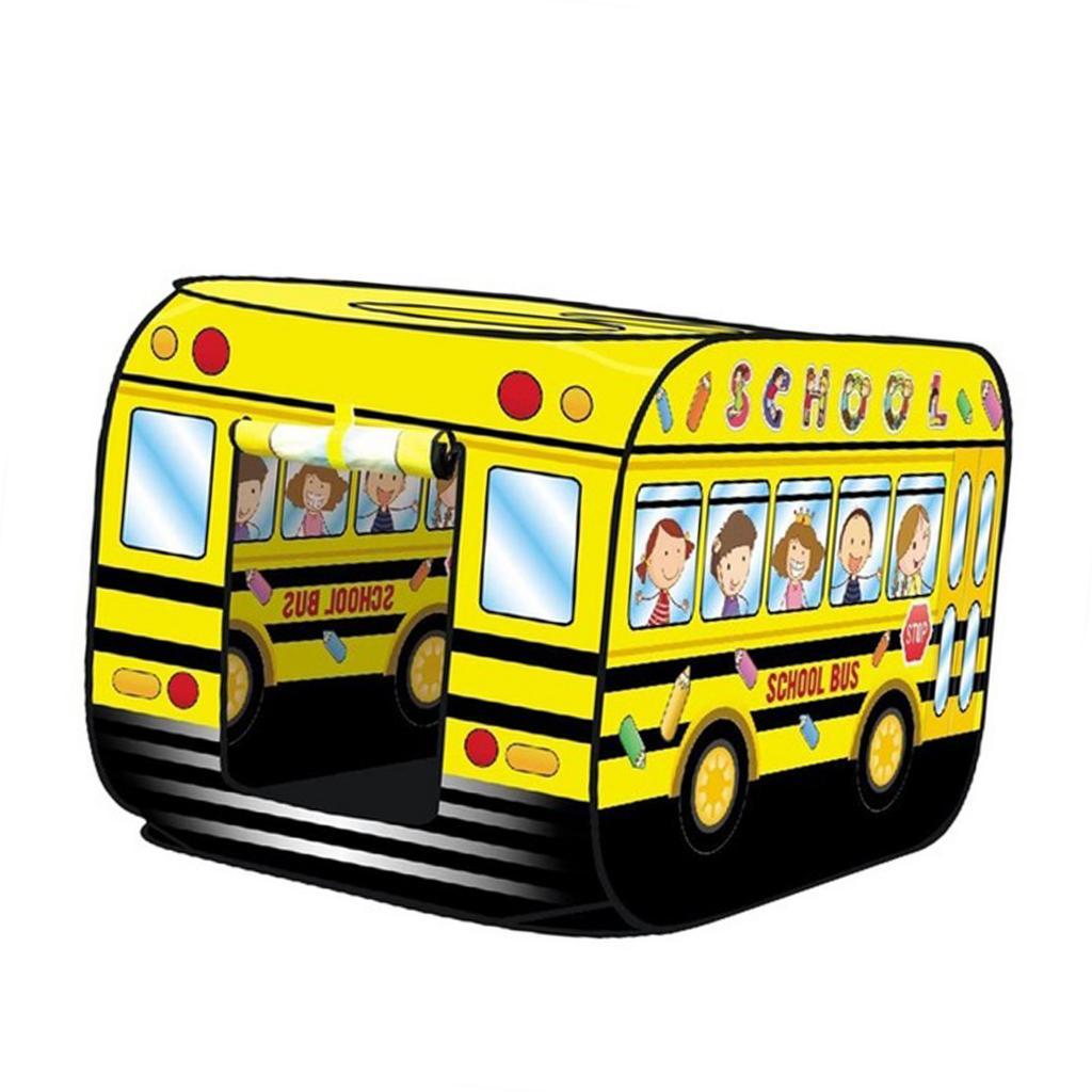 Kids Children Tent Popup Play Tent Toy Outdoor Foldable Playhouse Fire Truck Police Car Game House Bus Tent Indoor Outdoor Game
