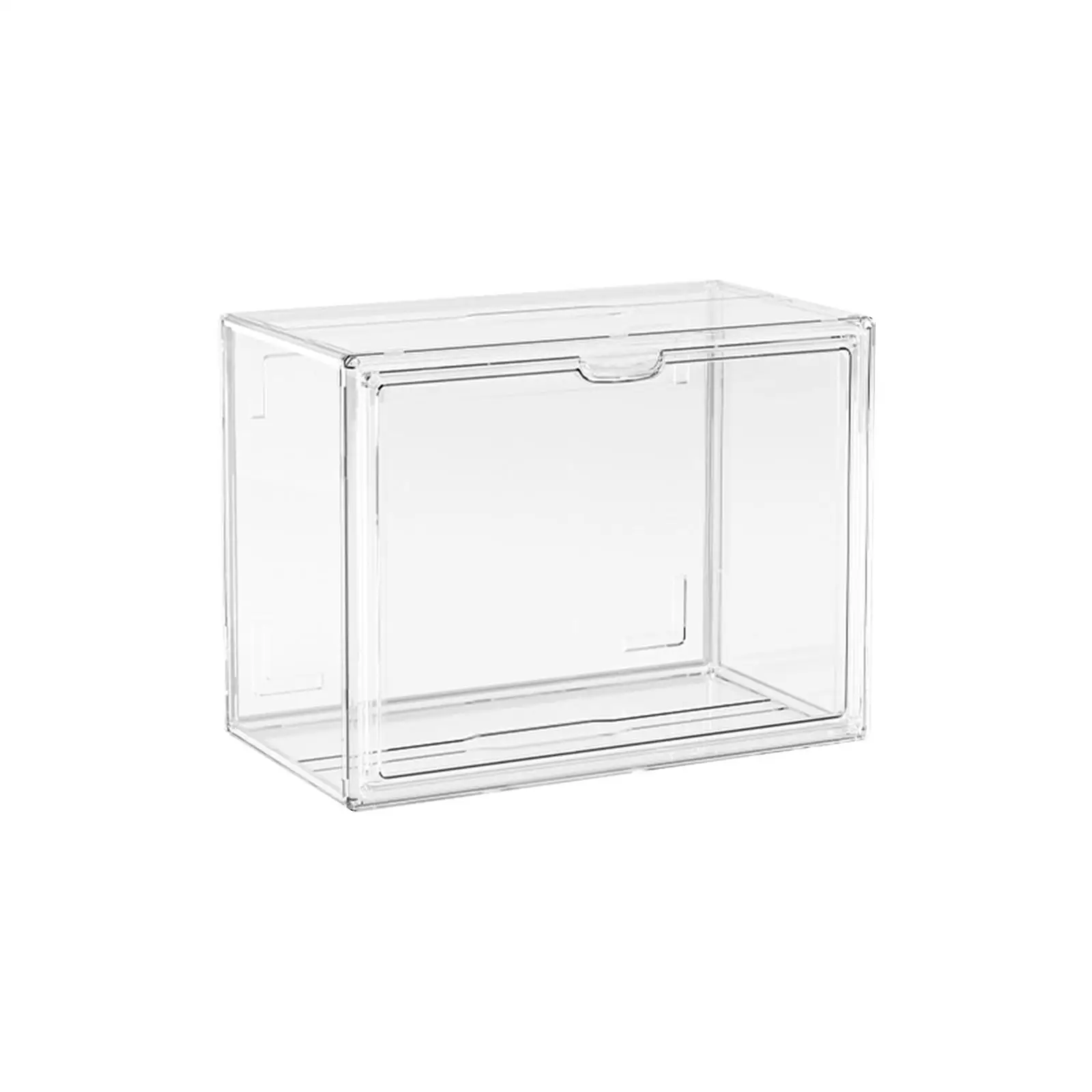 Acrylic Display Case Dustproof Cube Organizer Shelf for Action Figure Toys