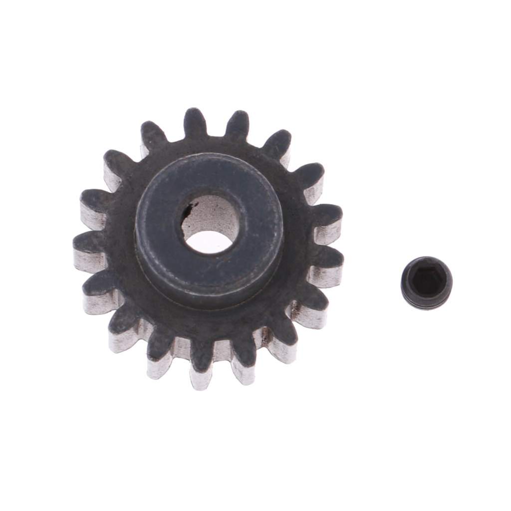 Metal 17T Motor Pinion Gear for 1/12 Wltoys 12428 12423 RC Car Accessory