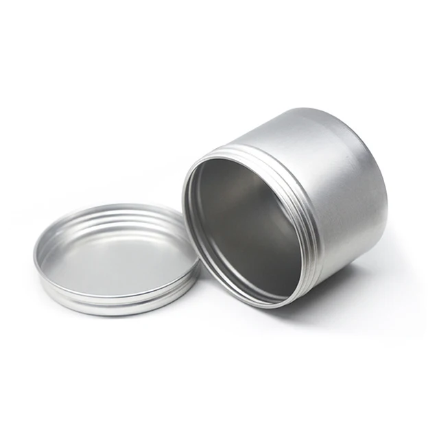 Wholesale High definition Cream Jars - 50ml Metal Silver Skin Cream Small  Tin Containers Tea Candle Round Aluminium Tin – GO WING manufacturers and  suppliers