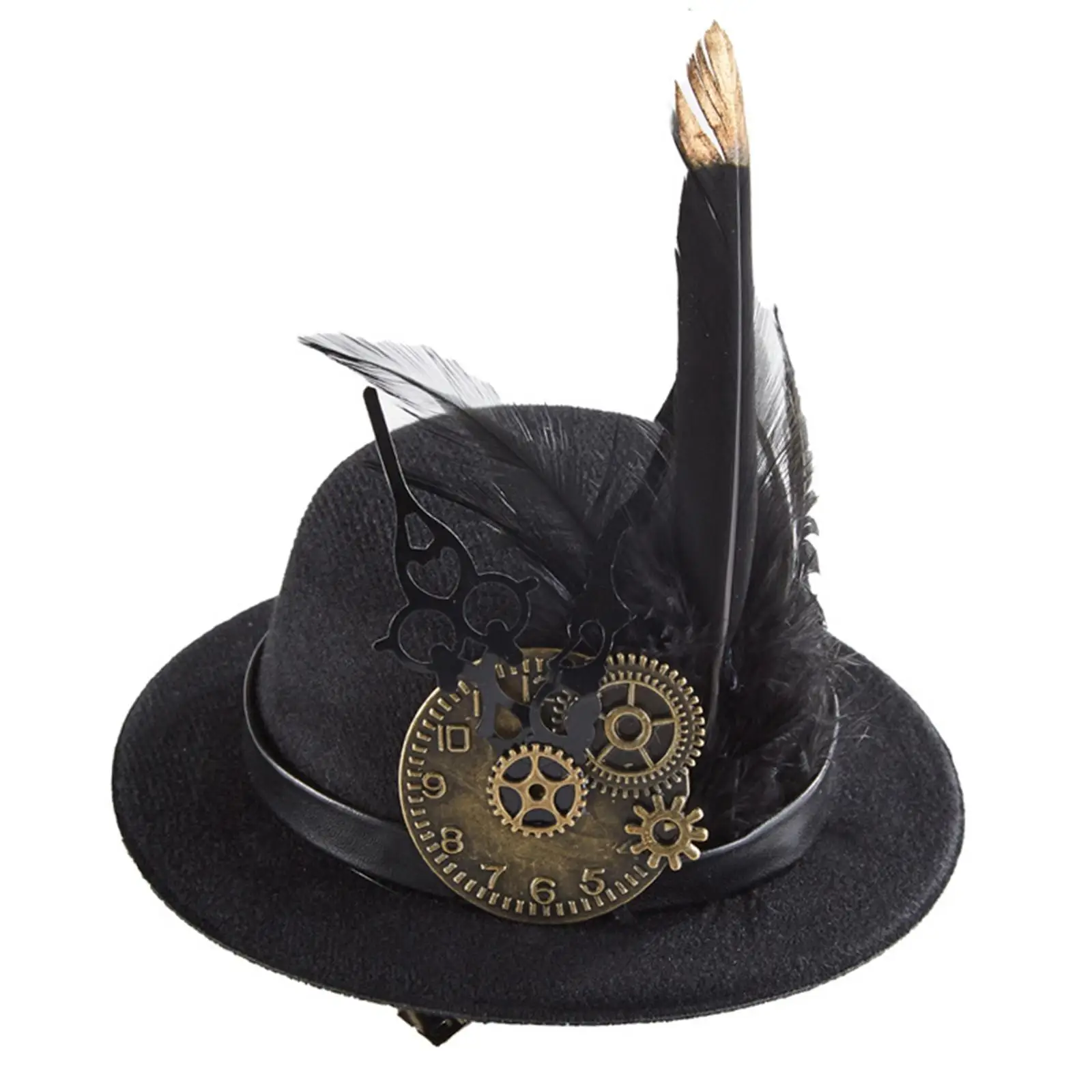 Steampunk Gears Top Hats Dance Hat Gears for Cosplay Gentlemen Fancy Dress Halloween