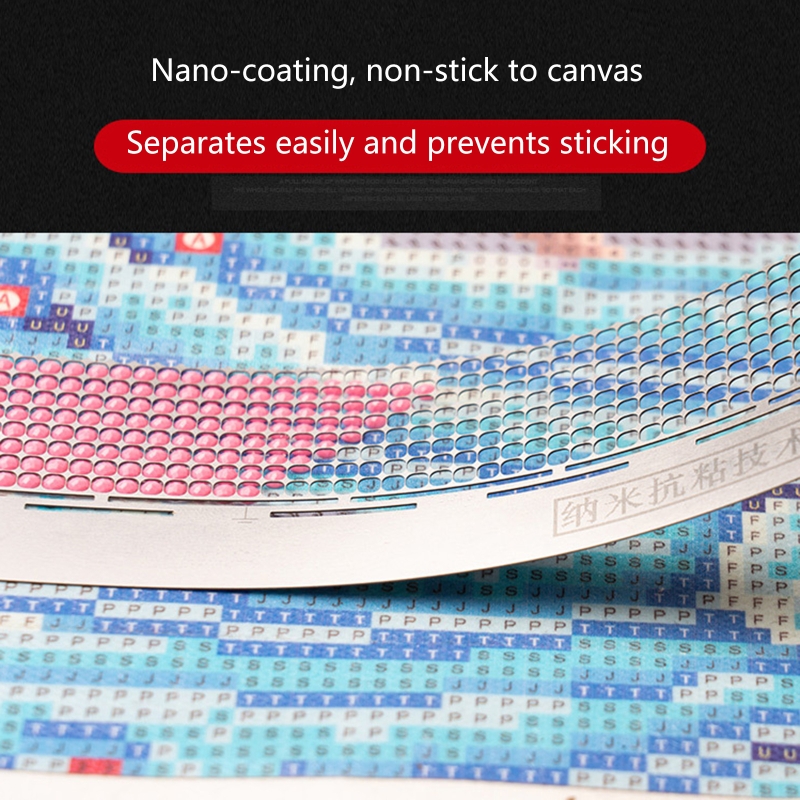 3 Outils Pour Peinture Diamant 5D - Règles En Acier Inoxydable - Aide Au Placement Des Strass
