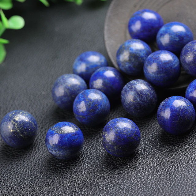 Perles Lapis-Lazuli Naturel 8mm - Pierres Bleues Polies - Création Bijoux - Collier Bracelet