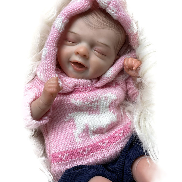 14 Reborn Dolls Maisie Girl Closed Eyes Baby Bebe Newborn For Collection  Fine Painting Toy Gifts Bonecos Renascidos Bebê Recém - AliExpress