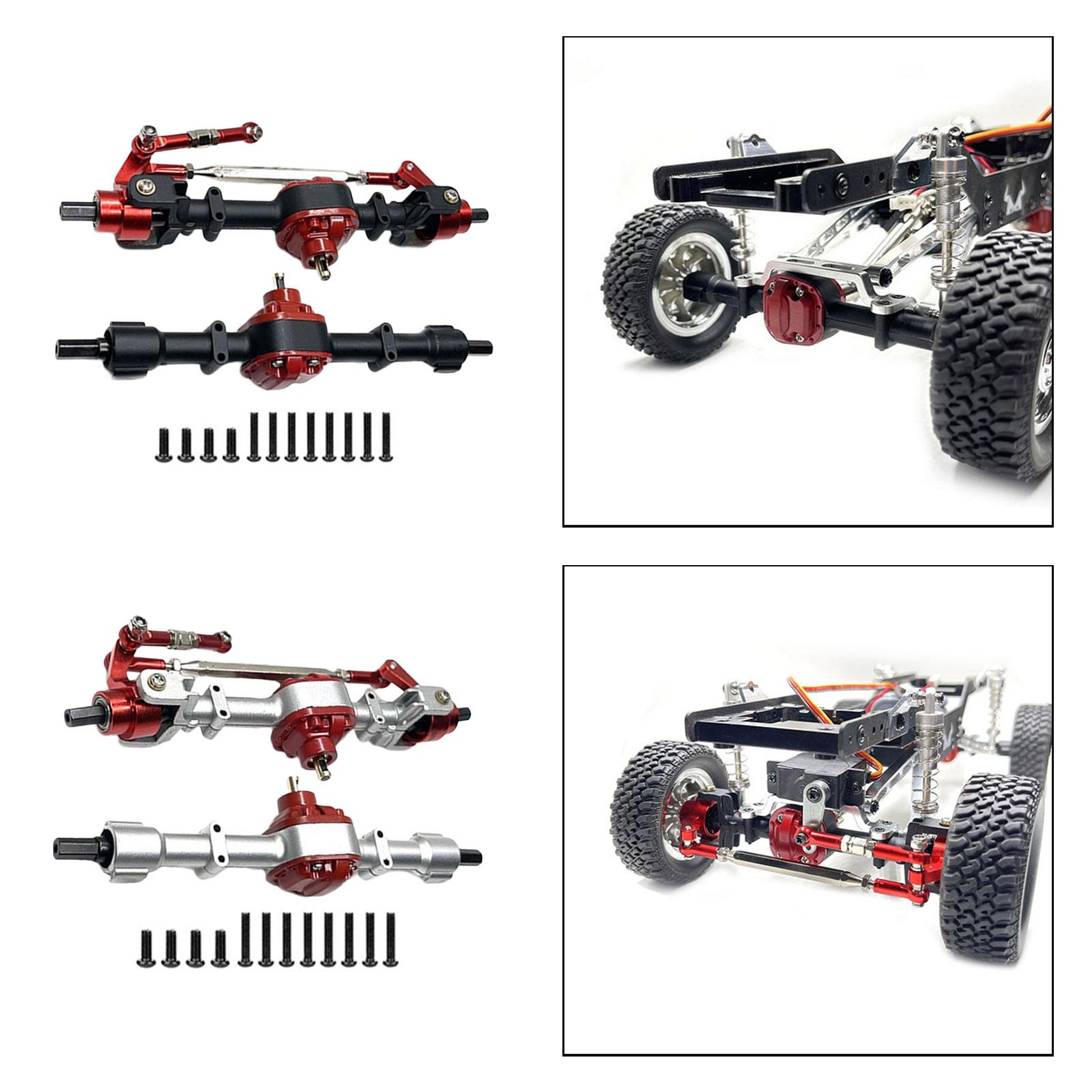 Комплект передней и задней оси 1/12, передний и задний мост для  радиоуправляемого автомобиля MN78 D90 D91 99S | AliExpress