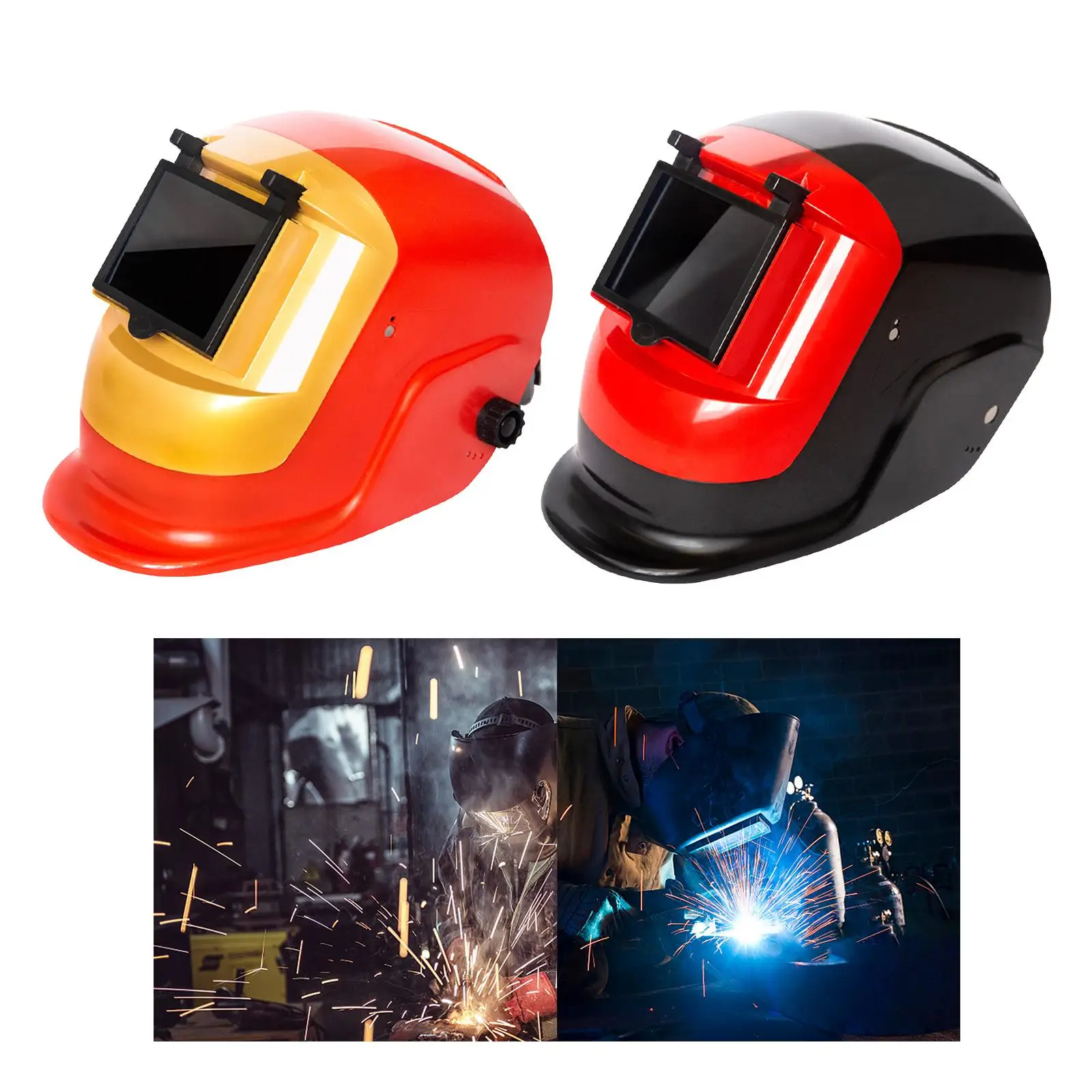 Solar Powered Auto Welding Hood Welding Shield Face Protector Heat Resistant Welder Glasses Welding Helmet for Welding