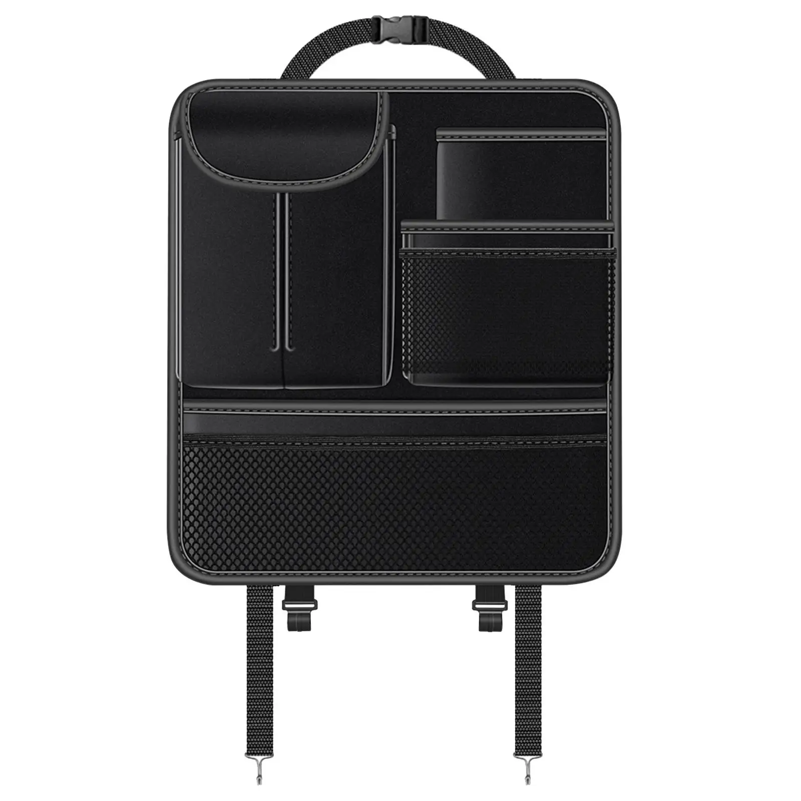 Car Back Seat Protector Storage Automotive Interior for Storing Mini Umbrella Phones Tablet Magazines Touch Screen Tablet Holder