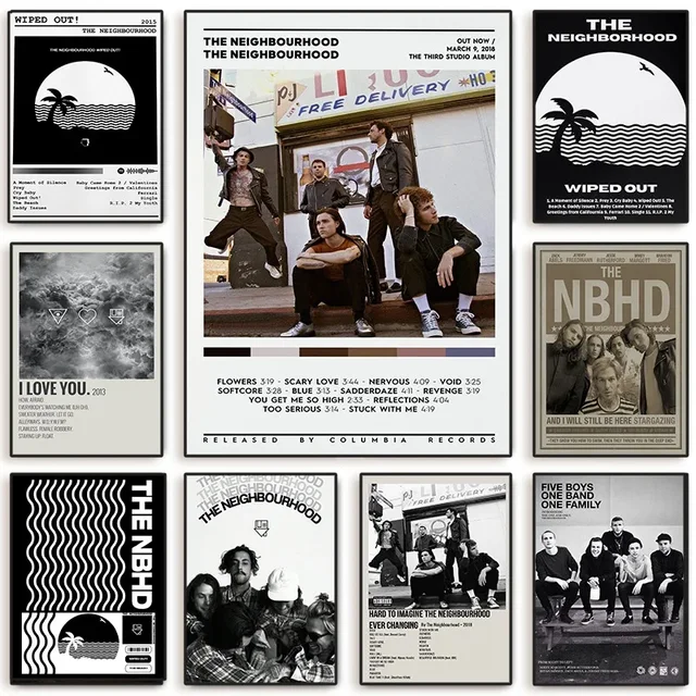Scandinavian Classic Wall Art The-Neighbourhood Top Music