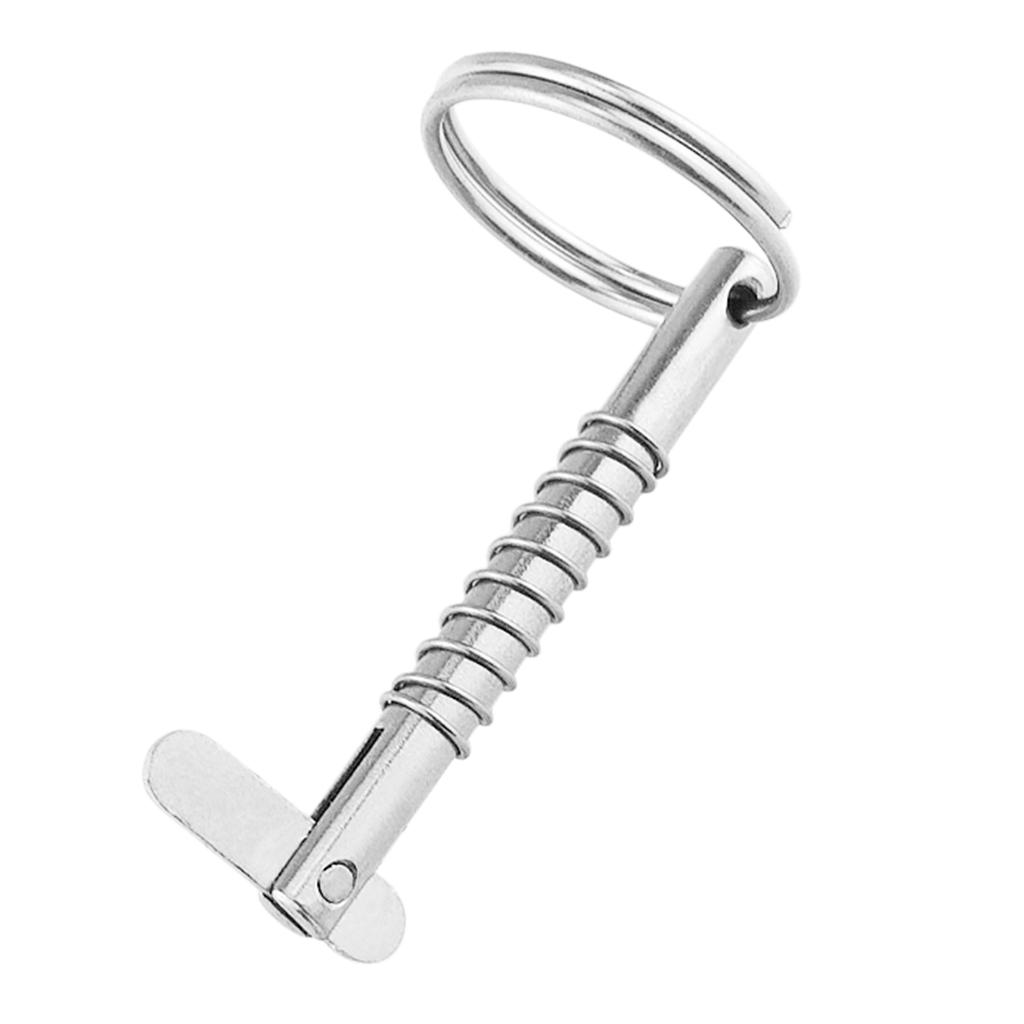 5X51mm Stainless Steel Quick Release Pin with ring for Boat Bimini Top Deck Hinge, Durable Marine Hardware, Easy Installation