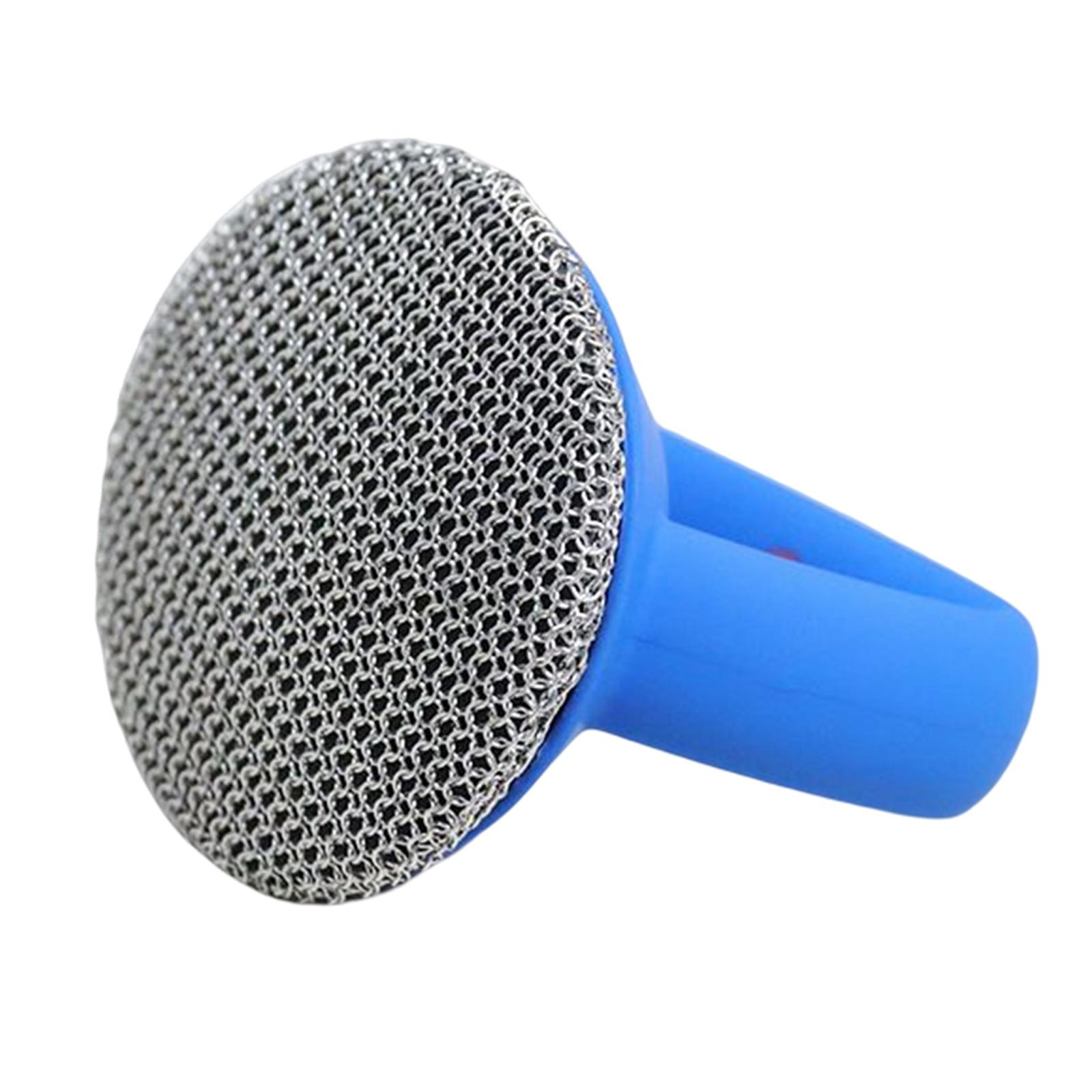 Stainless Steel Cleaning Brush Cookware Cleaning Tools Dish Scrubber Brush Metal Mesh Scrubber for Tableware Utensils Bowl Pan