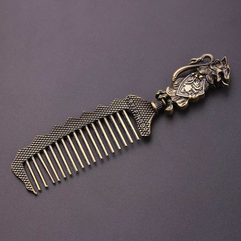 HOT New Male Lion Style Retro Comb Gryffindor Ravenclaw College Style Ravenclaw Comb Gift Articles for Daily Use · v2