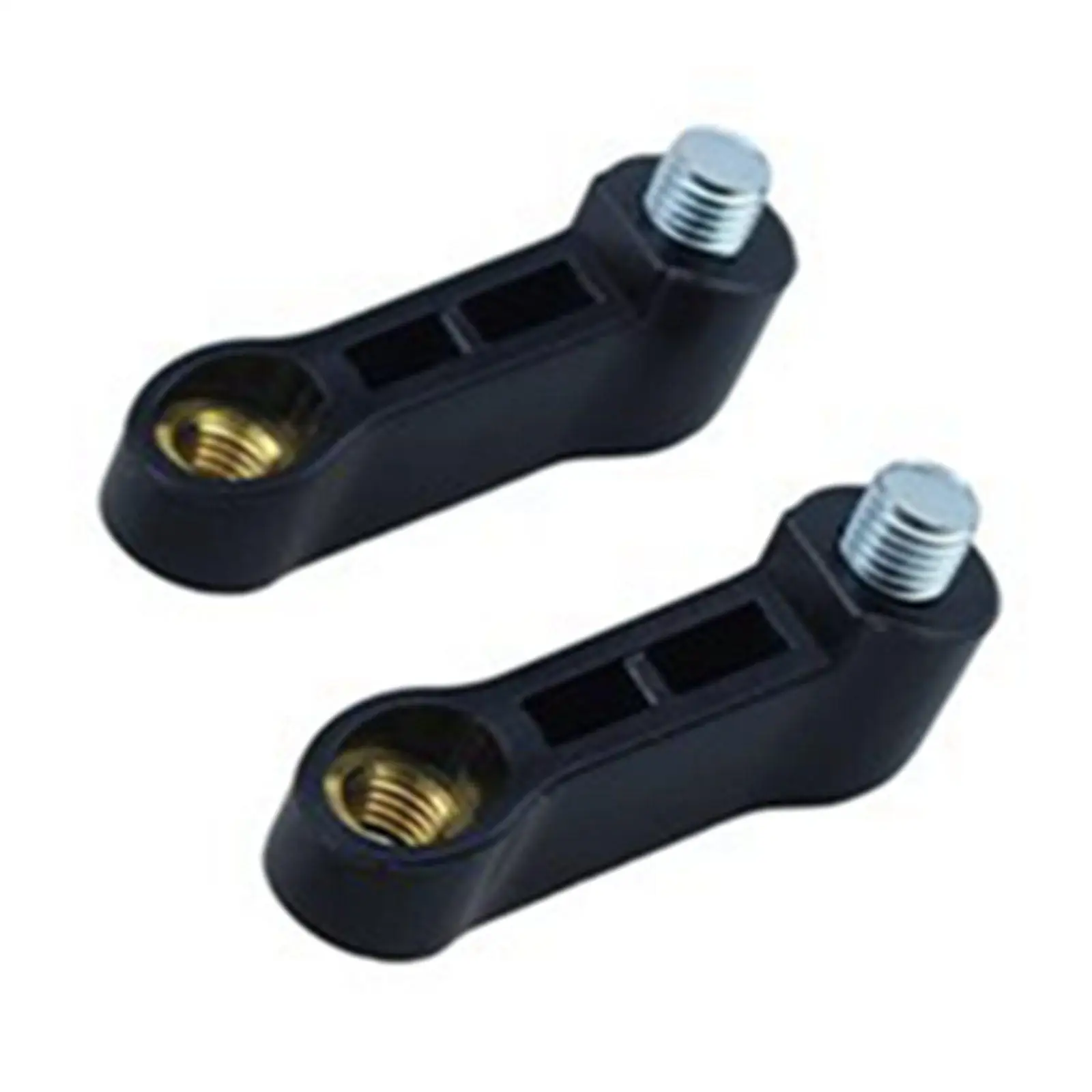 10mm Motorcycle Rear View  Riser Extender Adapter Bracket ,Black Advanced manufacturing technology