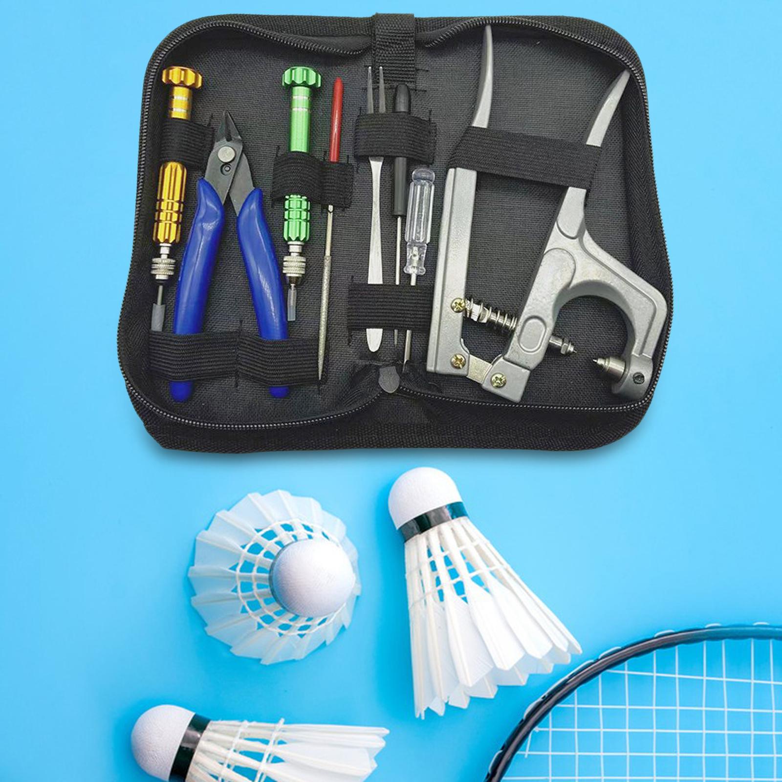 Description Picture 5 of itemHandheld Tennis Racquet Stringing Machine Clamping Tool Cold Press Badminton Racket Pliers for Squash Racquet Racket Repairing