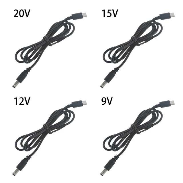 36W USB C Typ C PD zu 12V 2.5/3.5/4.0/5,5mm Conveter Adapter kabel für Wifi  Router Laptop LED Licht CCTV Kamera