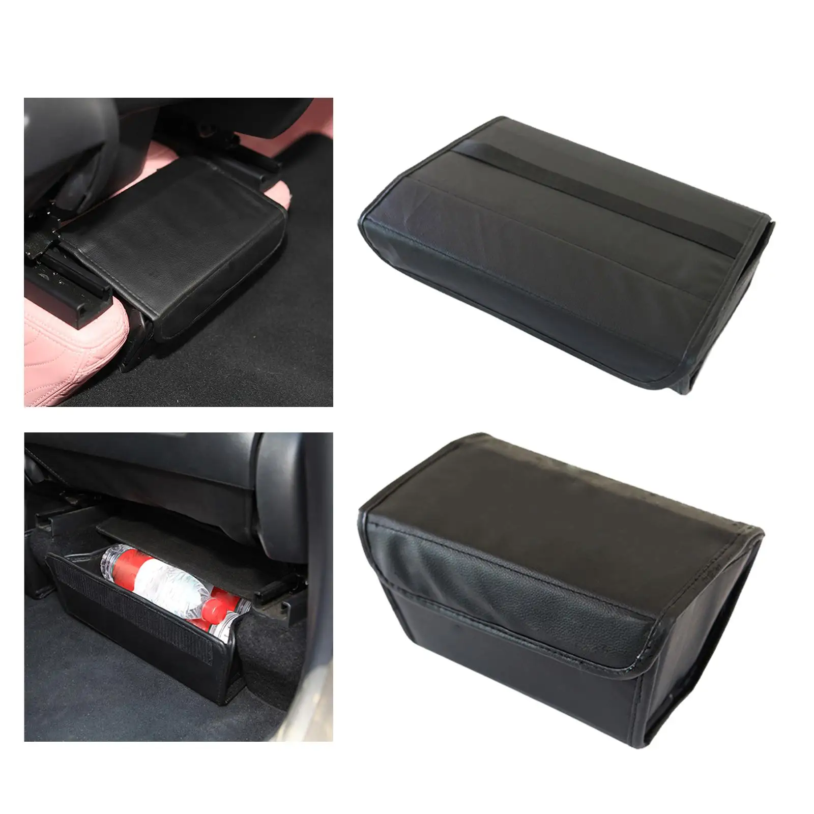 Under Seat Storage Box Auto Interior Rear Seats Boxes Organizer Case for Tesla Model Y 2021 Car Accessories Storage Bin
