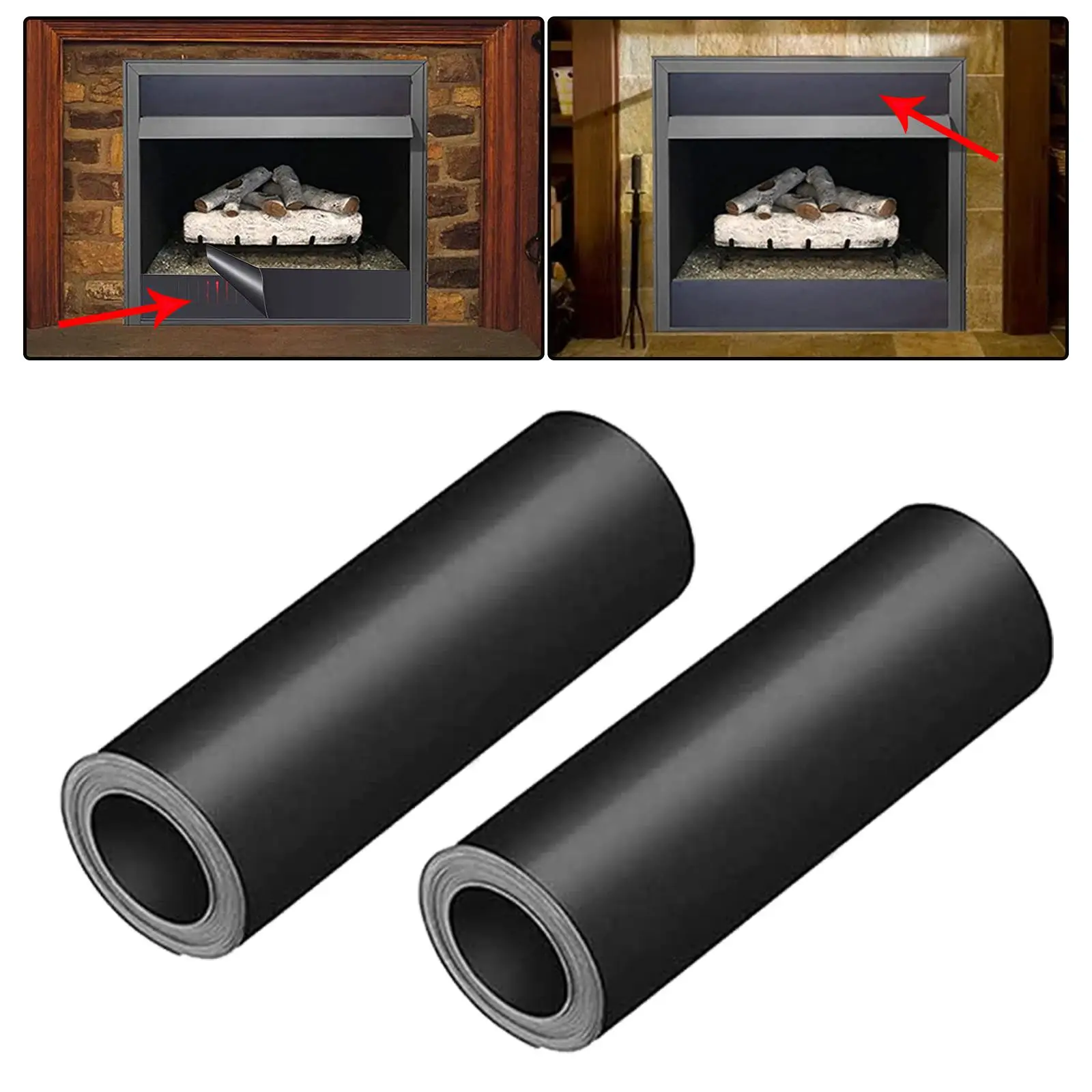 Magnetic Fireplace Draft StopperFireplace Cover block Cold Air from vent Prevent Heat Loss Chimney draft intercept