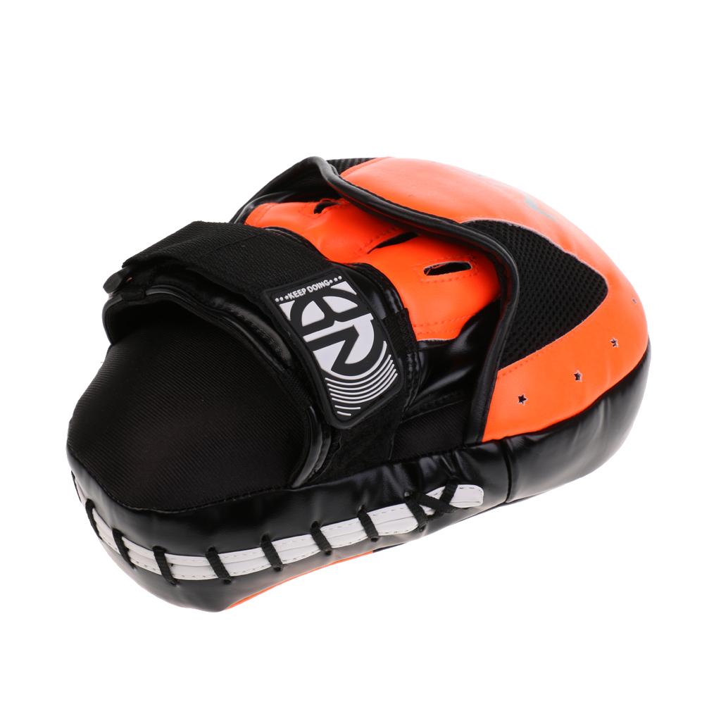 2xBoxing Punching Pad Kicking Fighting  MMA Hand Target  Orange