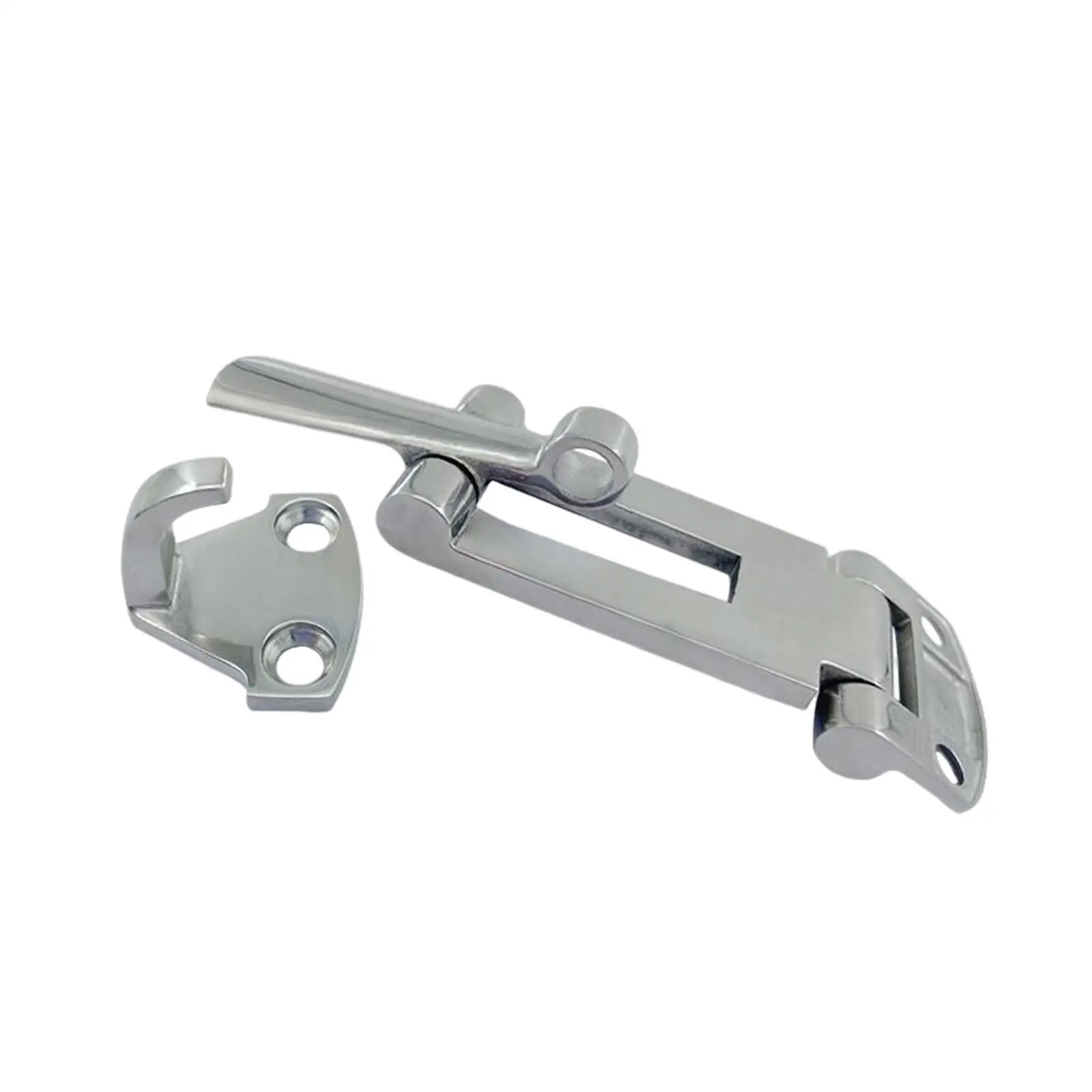 Cabinet Door Latch Silver 316 Stainless Steel Anti Rattle Latch for Yacht Boat