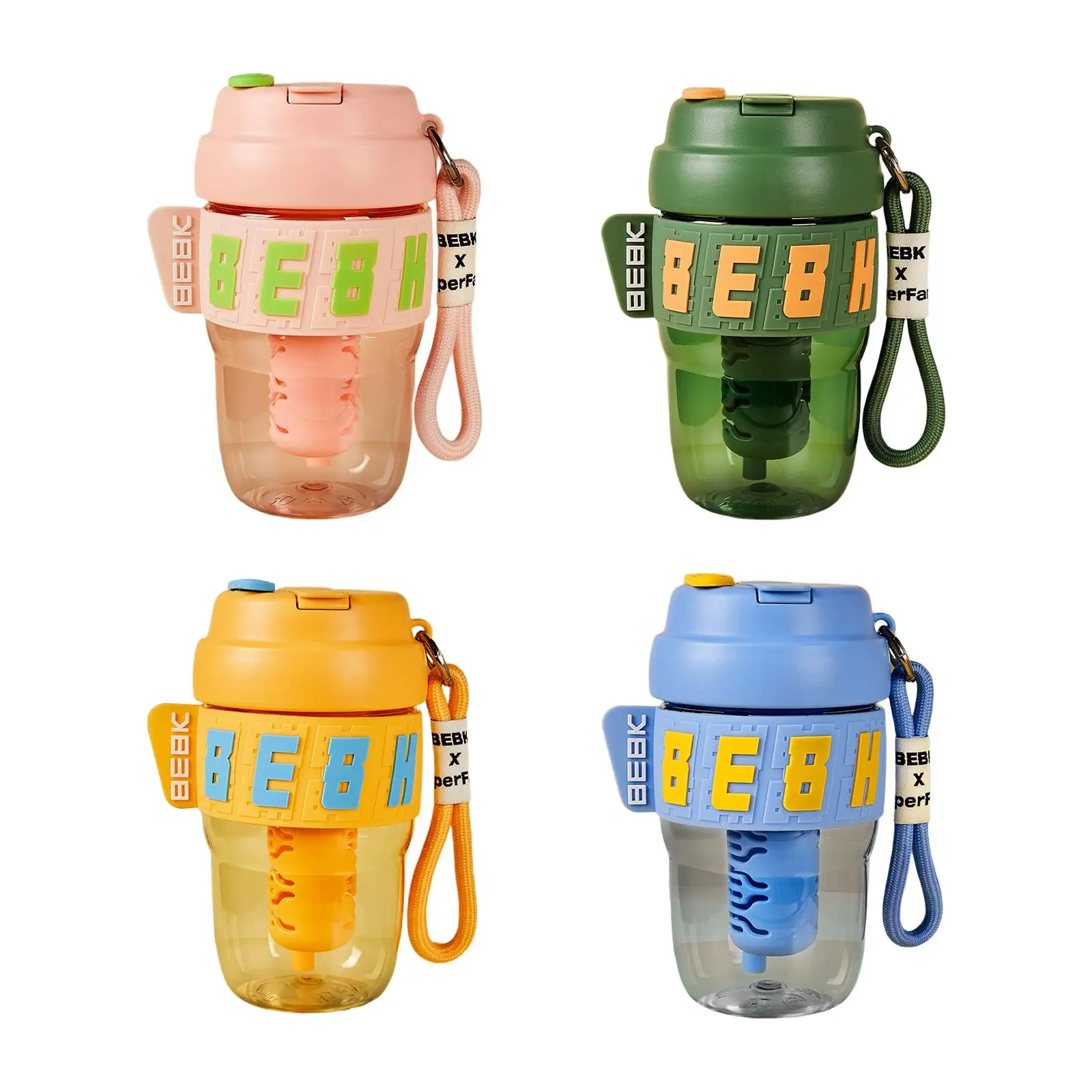 Water Cup Coffee Cup with Lid Traveling Hiking Camping Portable Water Bottle