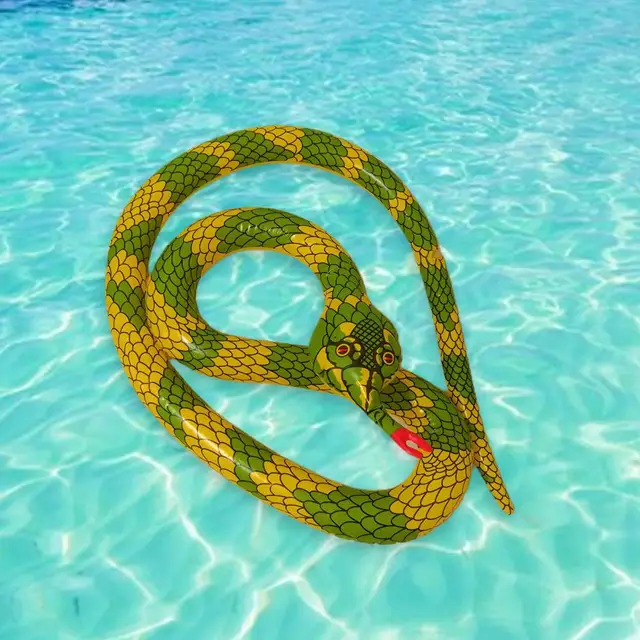95cm Inflável Simulado Cobra Brinquedos Truque Jogo Props Realista Falso  Snake Balloon Pool Floats Blow Up Snake Para Jardim Piscina - AliExpress