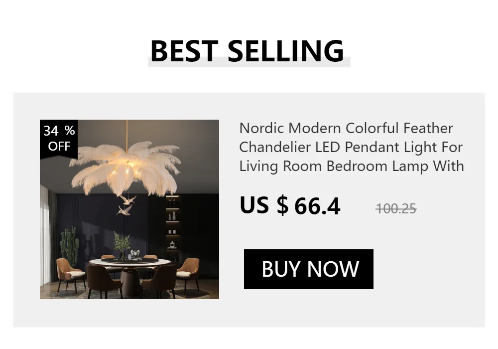 S75e668d9e1574bc2abf3e8253340b9c7N Feather Light Pendant Lamp Colorful Feathers Ceiling Chandelier LED Living Room Bedroom Dressers Ceiling Hanging Lightings Decor