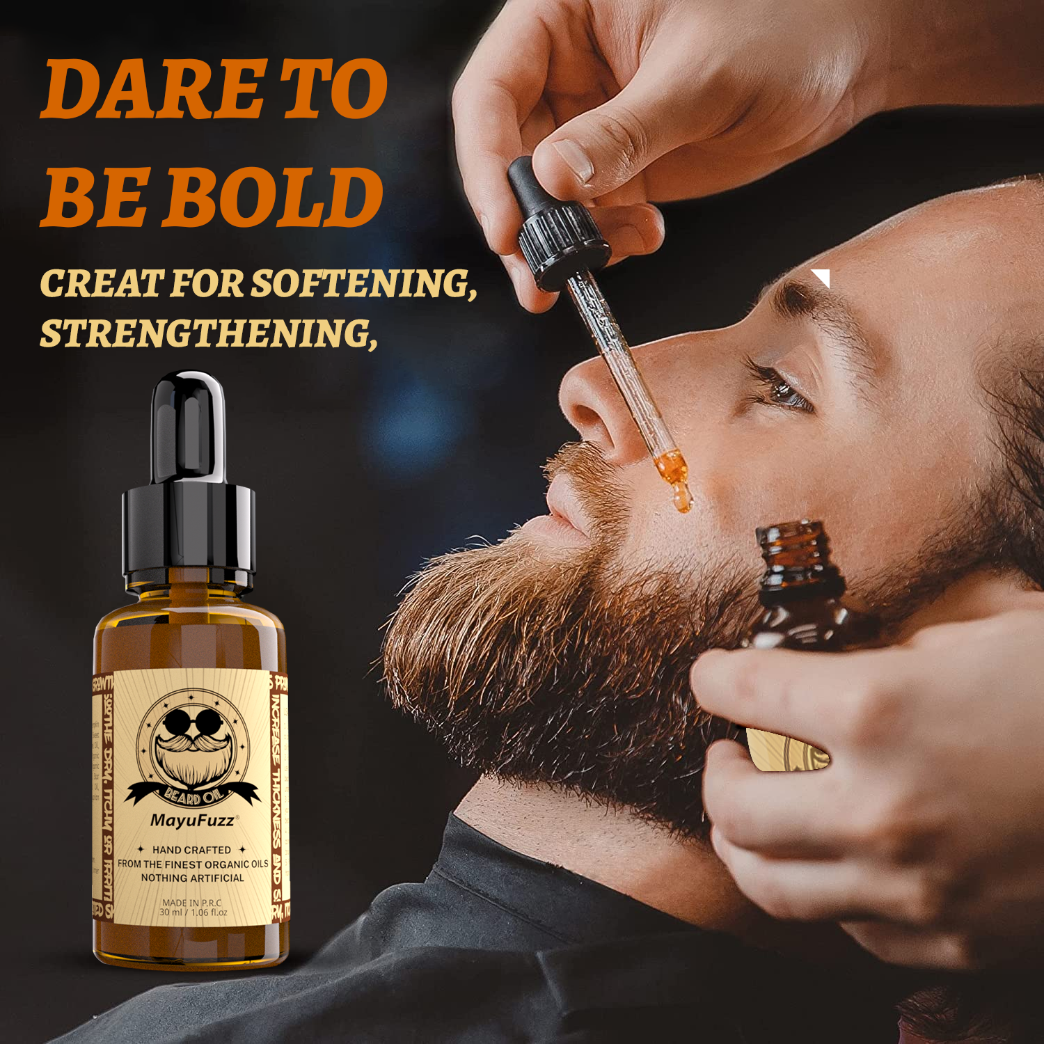 Best of MayuFuzz Beard Growth Essential Oil Beard Conditioner Thicker Full Attractive Strengthens Mustaches Nourishing Enhancer Men Care Reviews & Tips