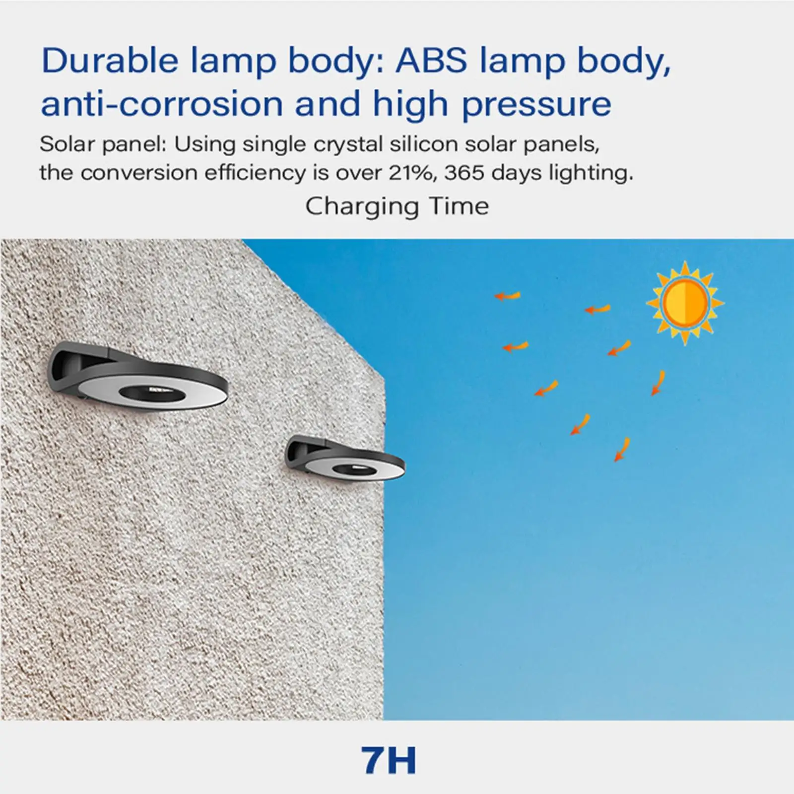 Outdoor Solar Street Light Motion Sensor Solar Security Light LED for Patio