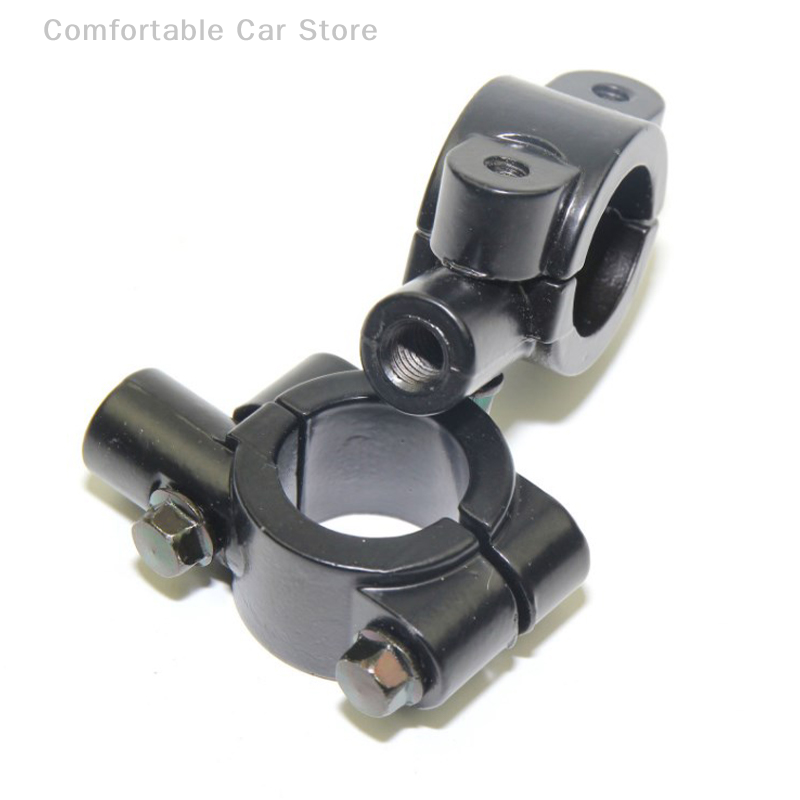 1pc Motorrad Rückansicht Lenker halter Adapter Klemm sockel 8mm schwarz Aluminium Universal Motorrad Werkzeug – Detail 3