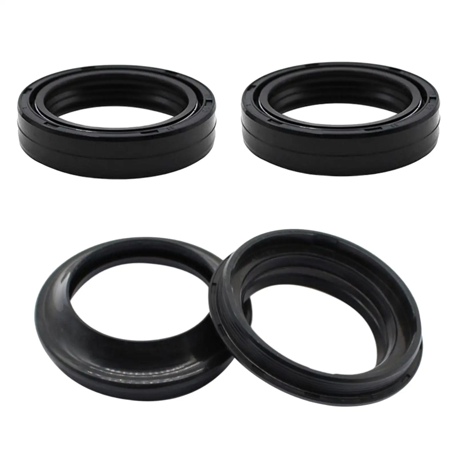 Motorcycle Fork Seal and Dust Seal Kit 49x60x10mm Rubber for Klx400 VN2000 RM250 Dr-Z400E RM125 Replace Parts