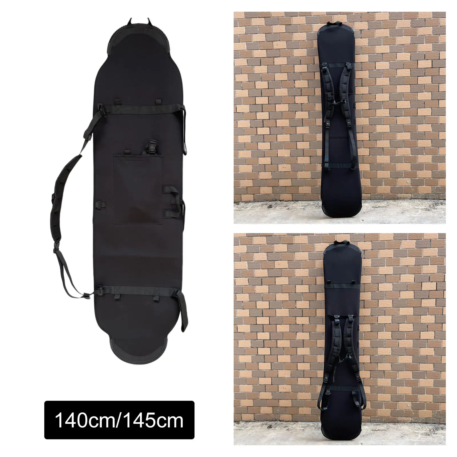 Premium Snowboard Bag Soft Cover Carry Waterproof Suitcase Snow  Zip